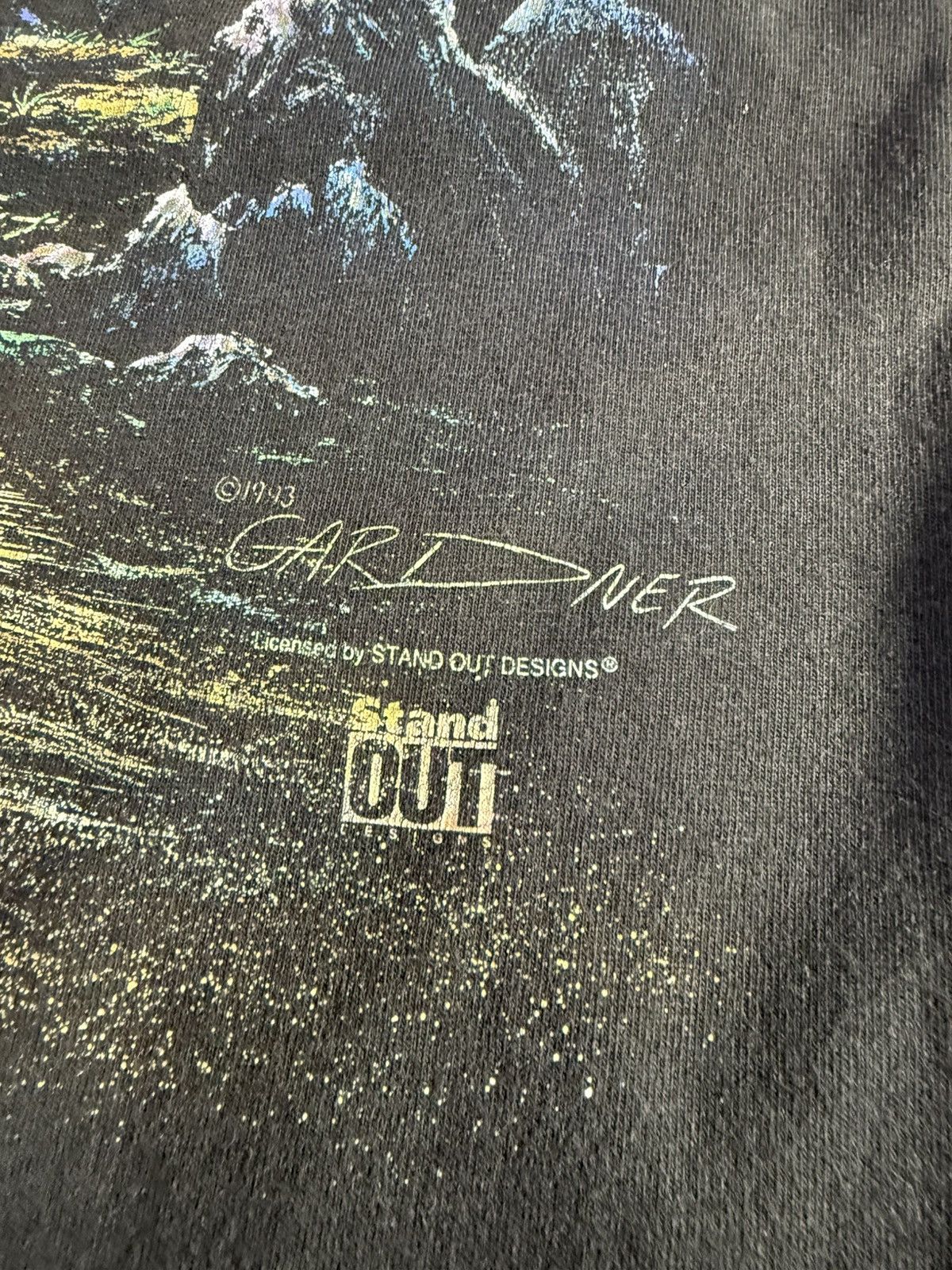 Vintage Vintage 90s Wild Horses Nature Moonlight & Thunder Art Shirt Size US M / EU 48-50 / 2 - 9 Thumbnail