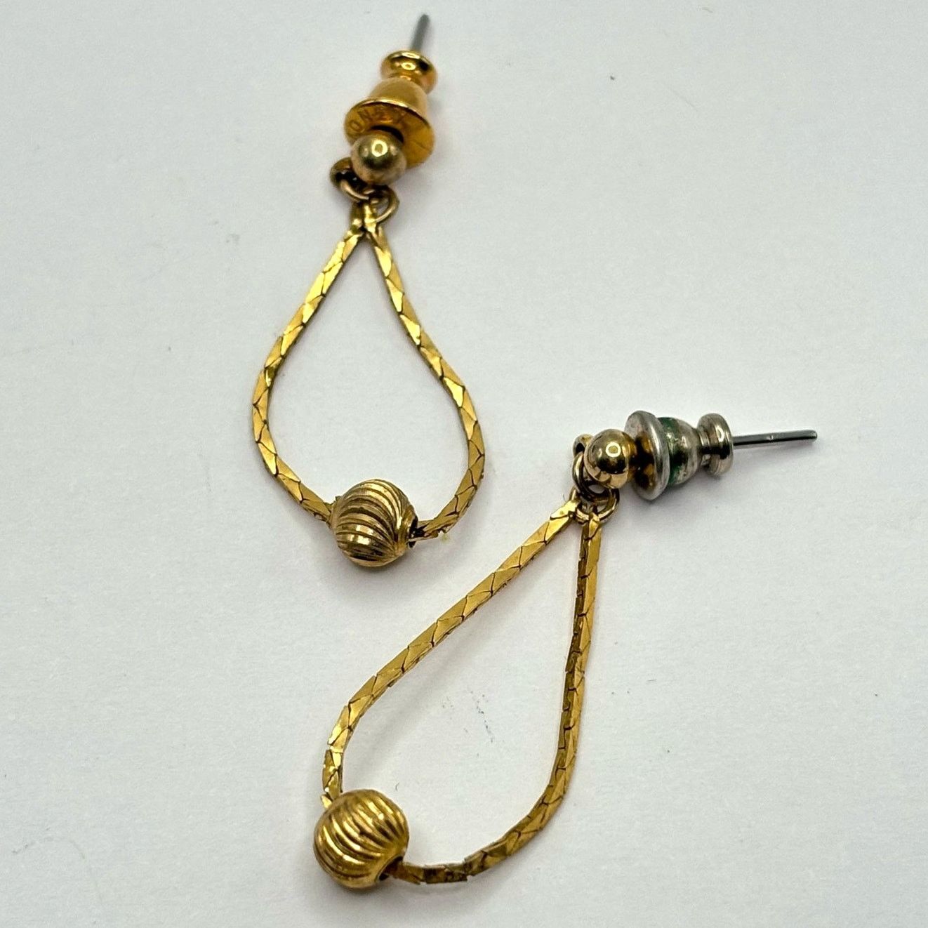 Other 90s Gold Drop Dangle Earrings Size ONE SIZE - 3 Thumbnail