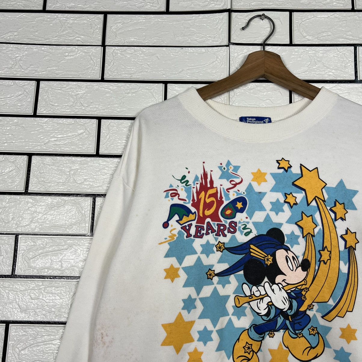 Mickey Mouse Vintage MICKEY MOUSE Graphic Crewneck Sweatshirt #3950-C180 Size US M / EU 48-50 / 2 - 3 Thumbnail