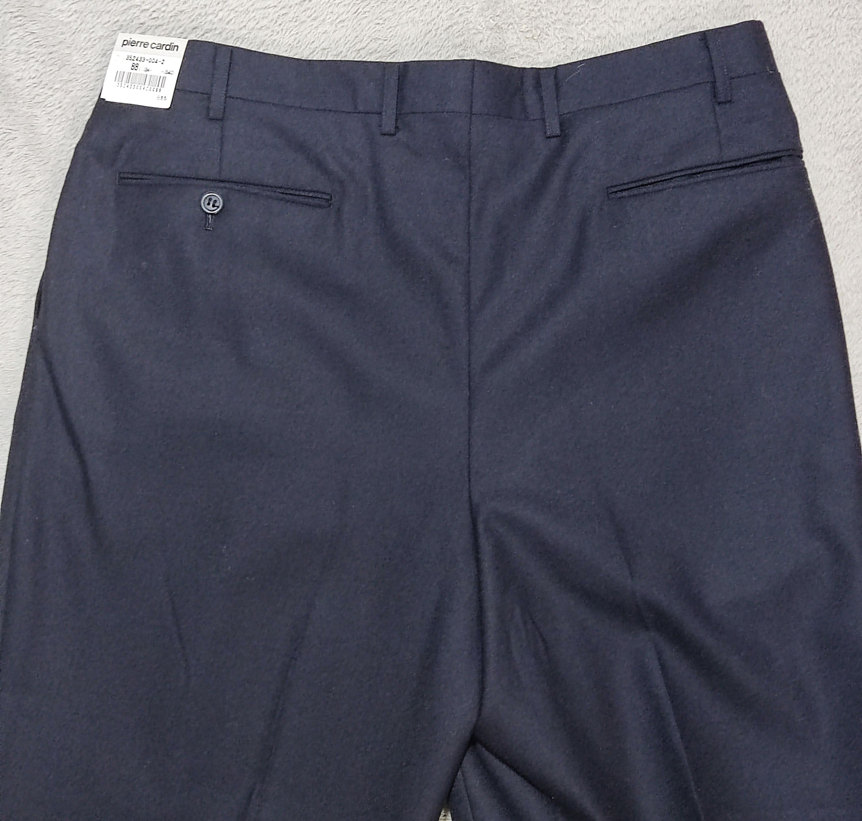 Pierre Cardin VTG Pierre Cardin Paris Deadstock 100% Wool Pleated Trousers Size US 33 - 9 Thumbnail