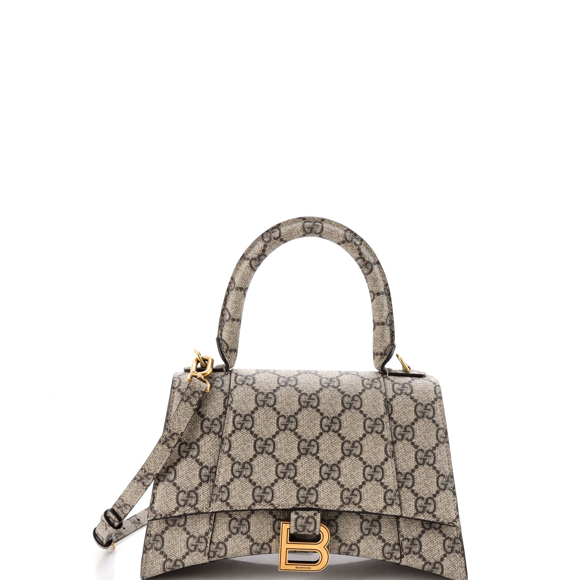 Gucci x Balenciaga The Hacker Project Hourglass Top Handle Bag Size ONE SIZE - 1 Thumbnail