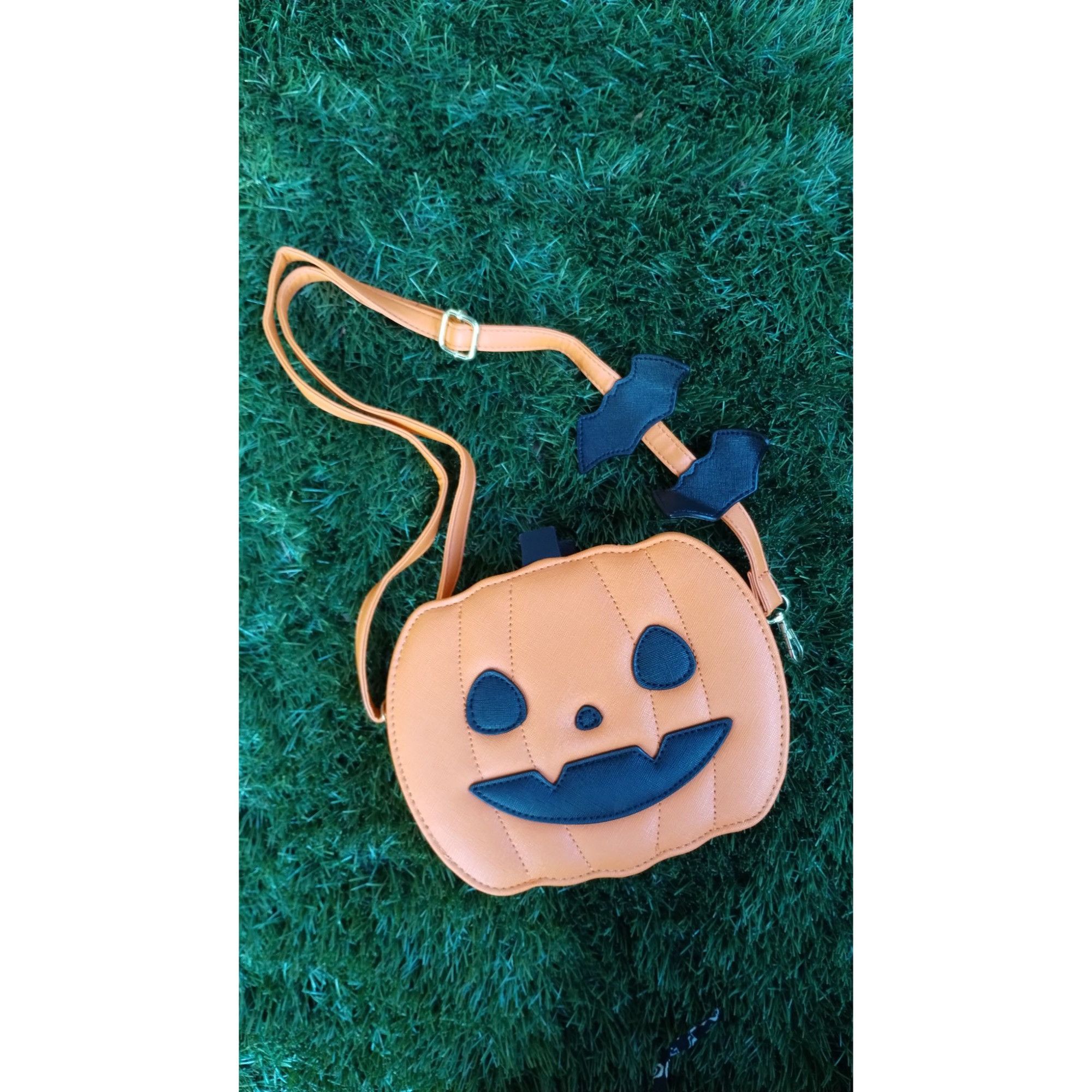Other Halloween Orange Pumpkin Fall Crossbody Purse Shoulder Bag Size ONE SIZE - 2 Thumbnail