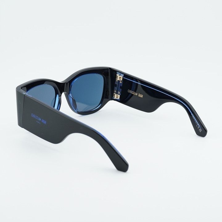 Dior Dior DIORNUIT S1I 17B0 Sunglasses Black Square Frame Size ONE SIZE - 3 Thumbnail