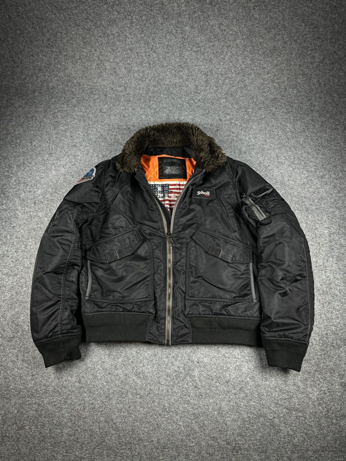 Schott Vintage Schott NYC Bomber Jacket pilot Size US M / EU 48-50 / 2 - 1 Thumbnail