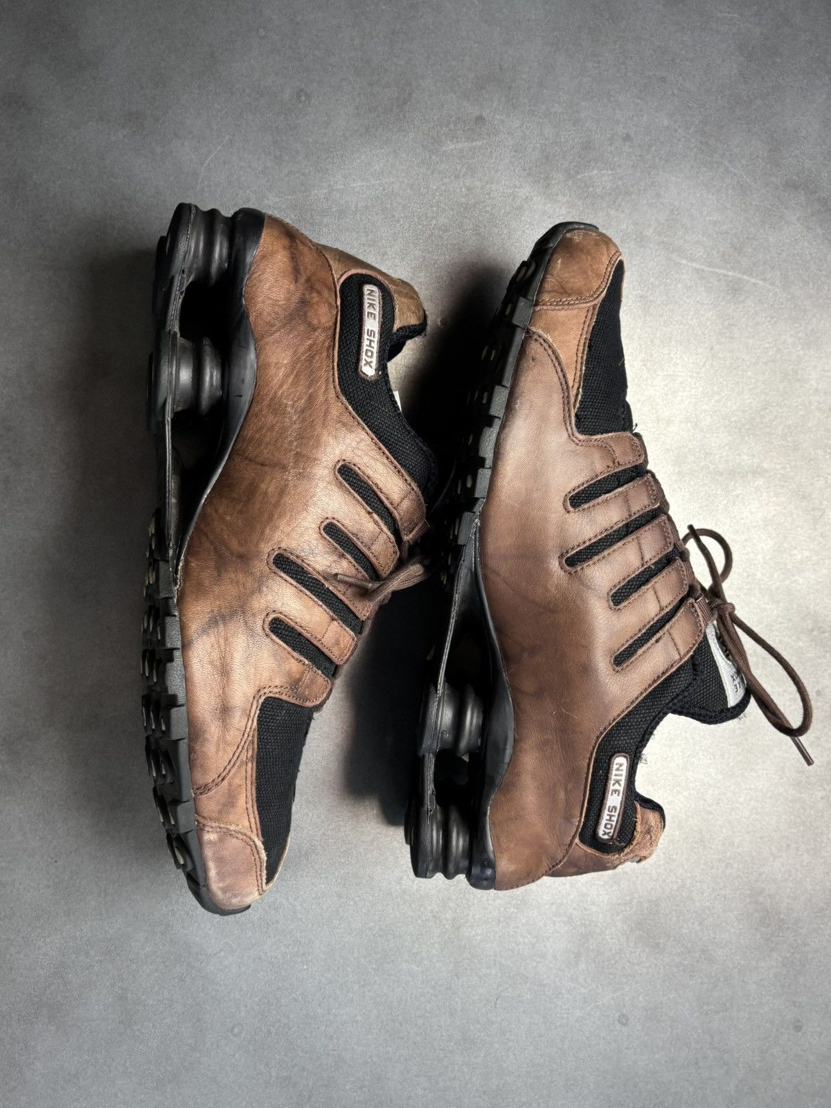 Nike × Vintage 2006 Nike Shox NZ Leather 309433-201 2000s Vintage EU Mens Size US 11 / EU 44 - 21 Thumbnail