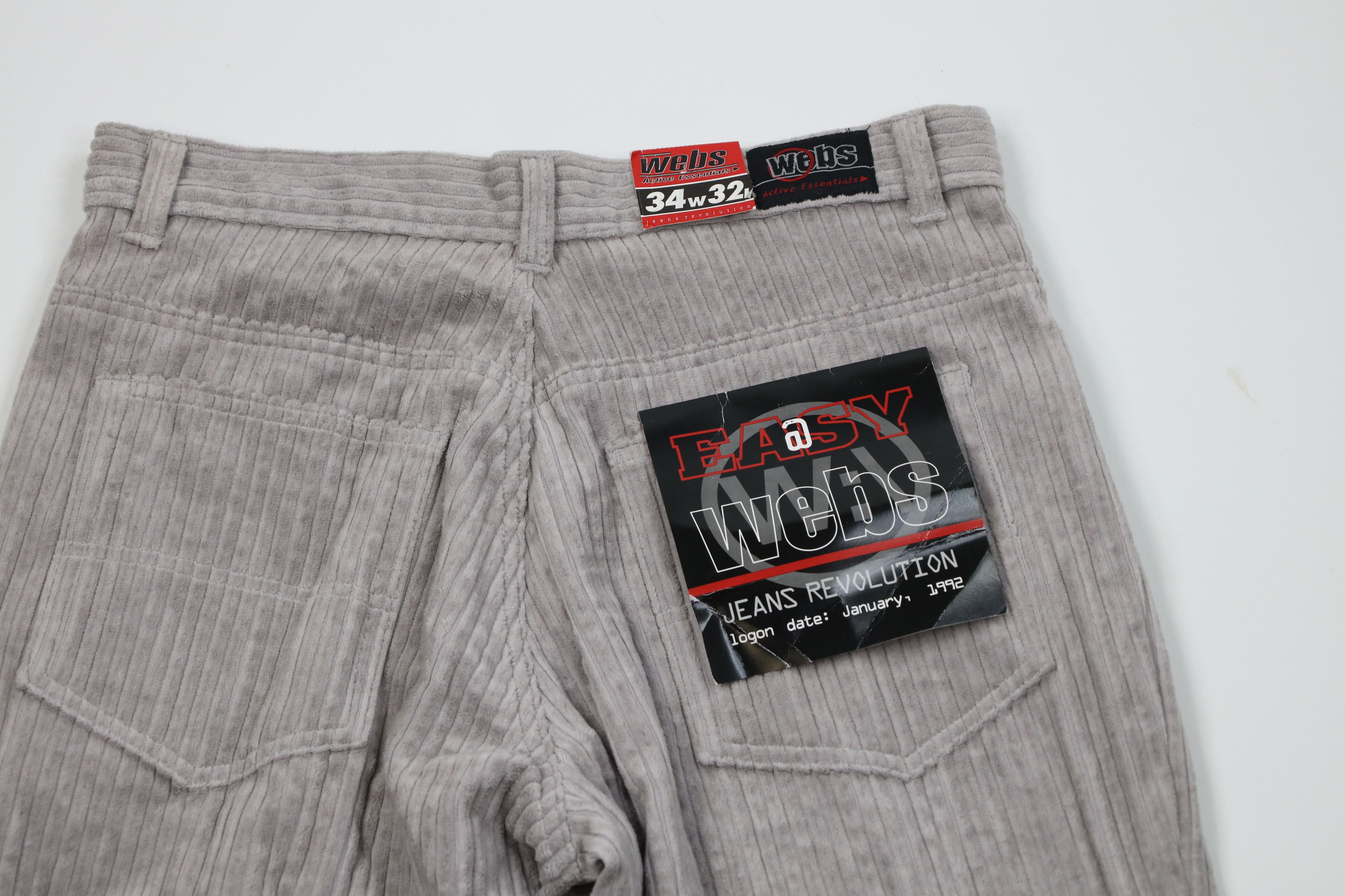 Vintage Deadstock Vintage 90s Streetwear Elephant Corduroy Pants Size US 32 / EU 48 - 12 Thumbnail