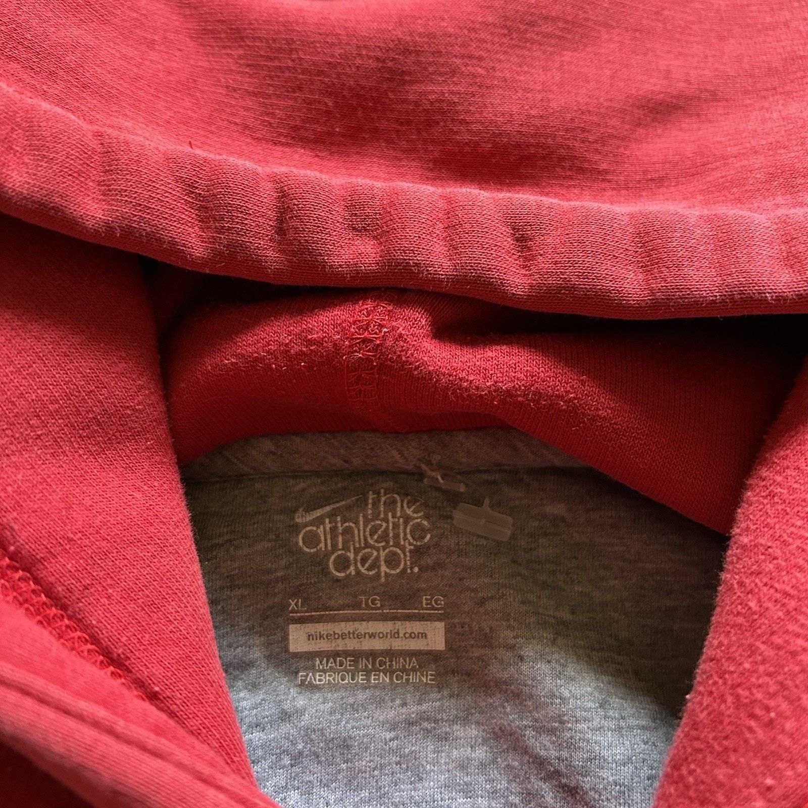 Nike Nike Sportswear Swoosh Vintage Y2K Hoodie Sweatshirt XL Red Size US XL / EU 56 / 4 - 5 Thumbnail