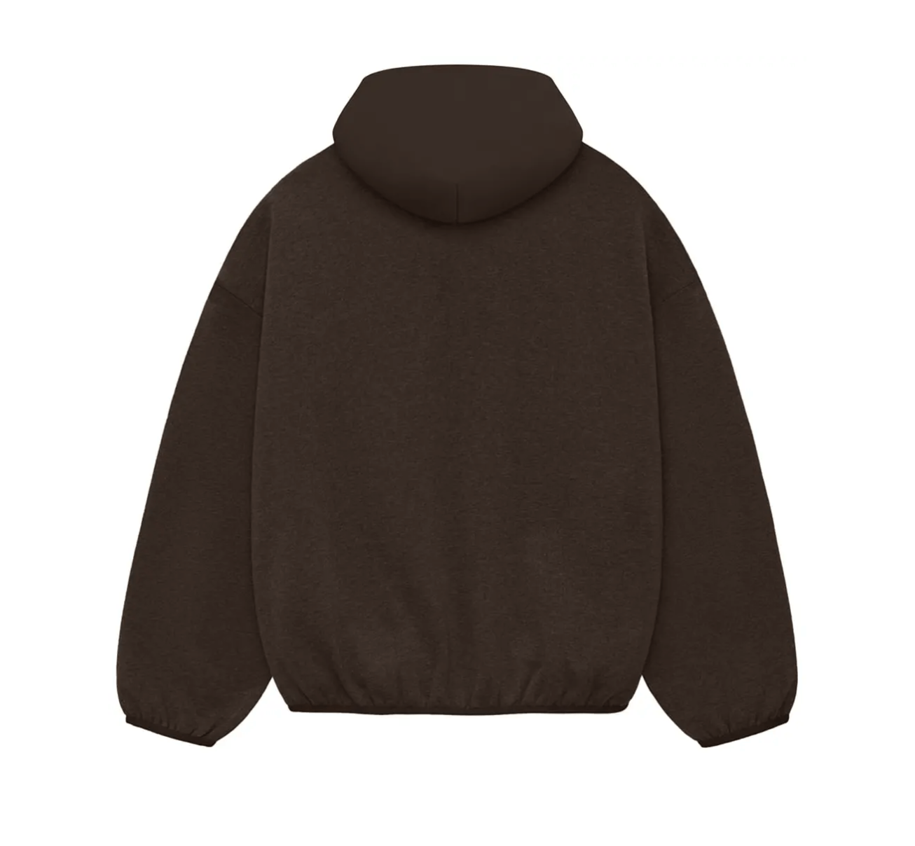Fear of God FOG Essentials Nylon Fleece Hoodie Heather Wood/Wood (XL) Size US XL / EU 56 / 4 - 2 Thumbnail