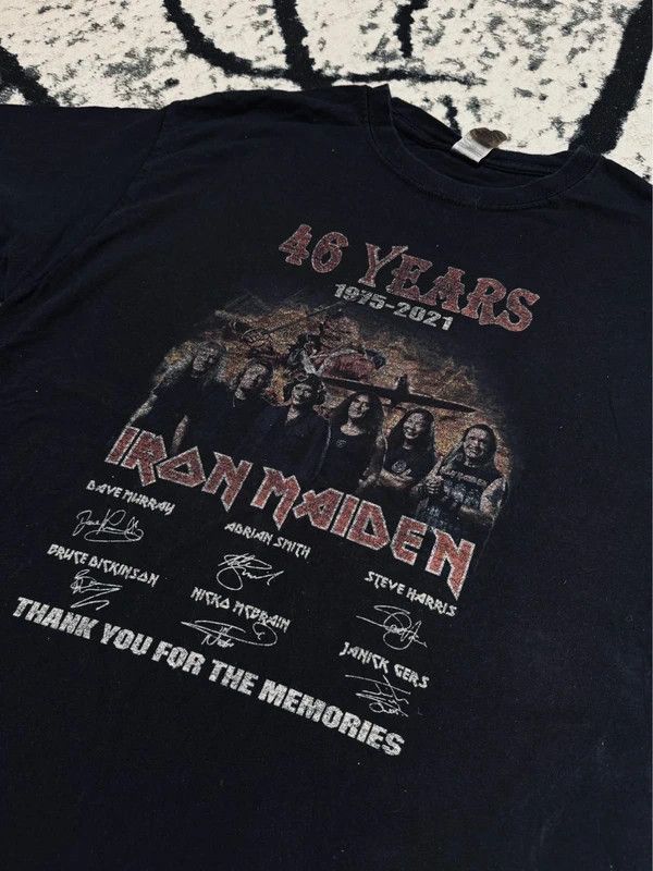 Iron Maiden Koszulka Gildan 46 years Iron Maiden L Czarna Kolorowa Size US L / EU 52-54 / 3 - 3 Thumbnail