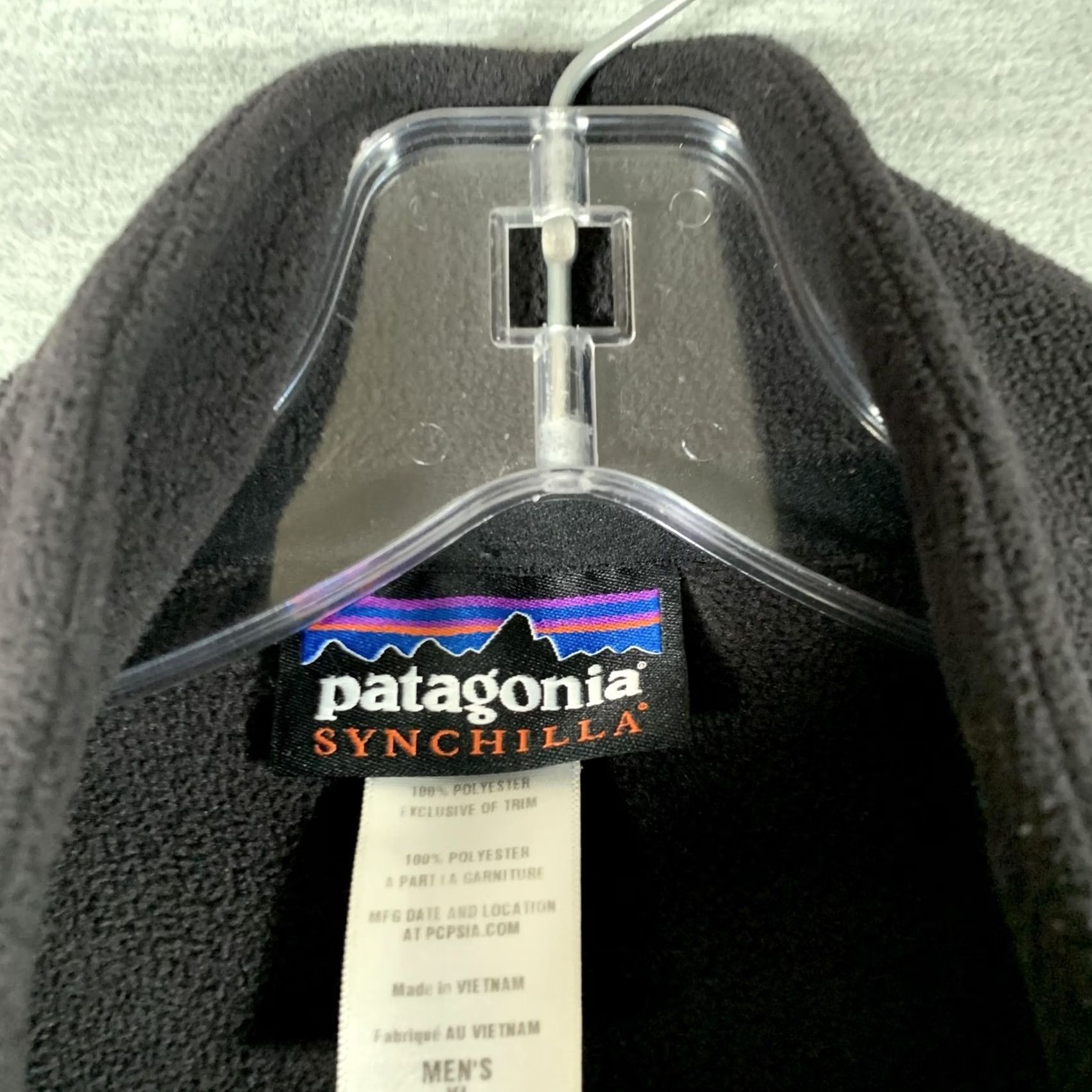 Patagonia Patagonia Synchilla Fleece Jacket Mens XL Black Full Zip Brancott Estate Logo Size US XL / EU 56 / 4 - 5 Thumbnail