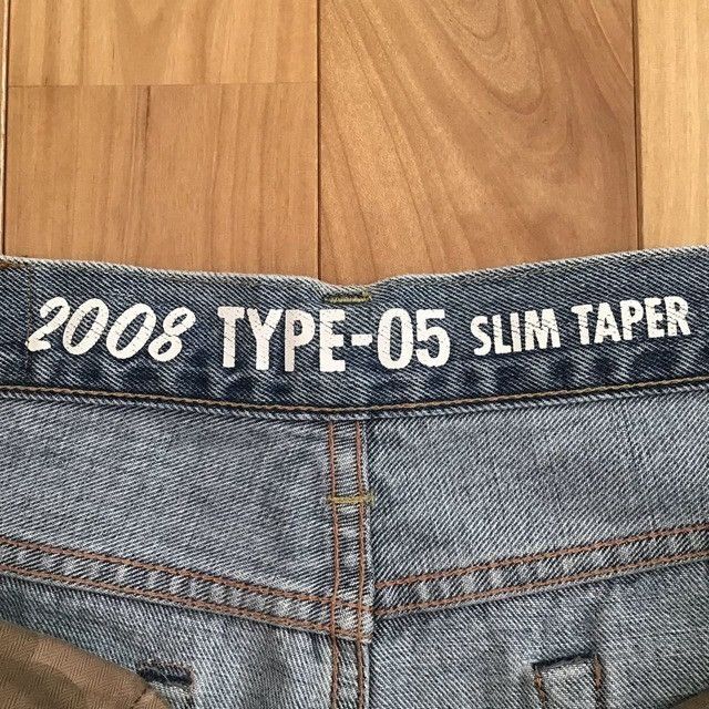 Bape BAPE DAMAGED Rope logo TYPE5 Slim taper denim pants ★size L Size US 34 / EU 50 - 8 Thumbnail