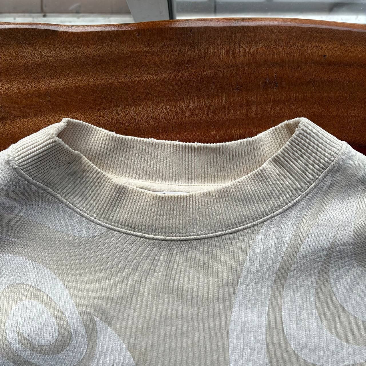 Acne Studios Acne Studios Bird Allover UW14 Pullover Boxy Crop Sweatshirt Size US S / EU 44-46 / 1 - 7 Thumbnail