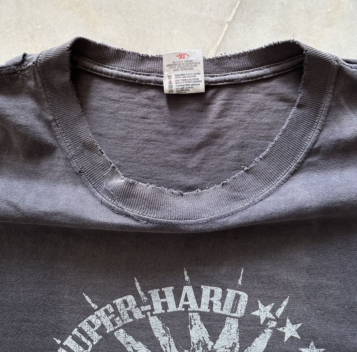 Vintage 2000’s SOUNDTRACK - DJ - HEAVY DESTROYED THRASHED SHIRT Size US XL / EU 56 / 4 - 9 Thumbnail