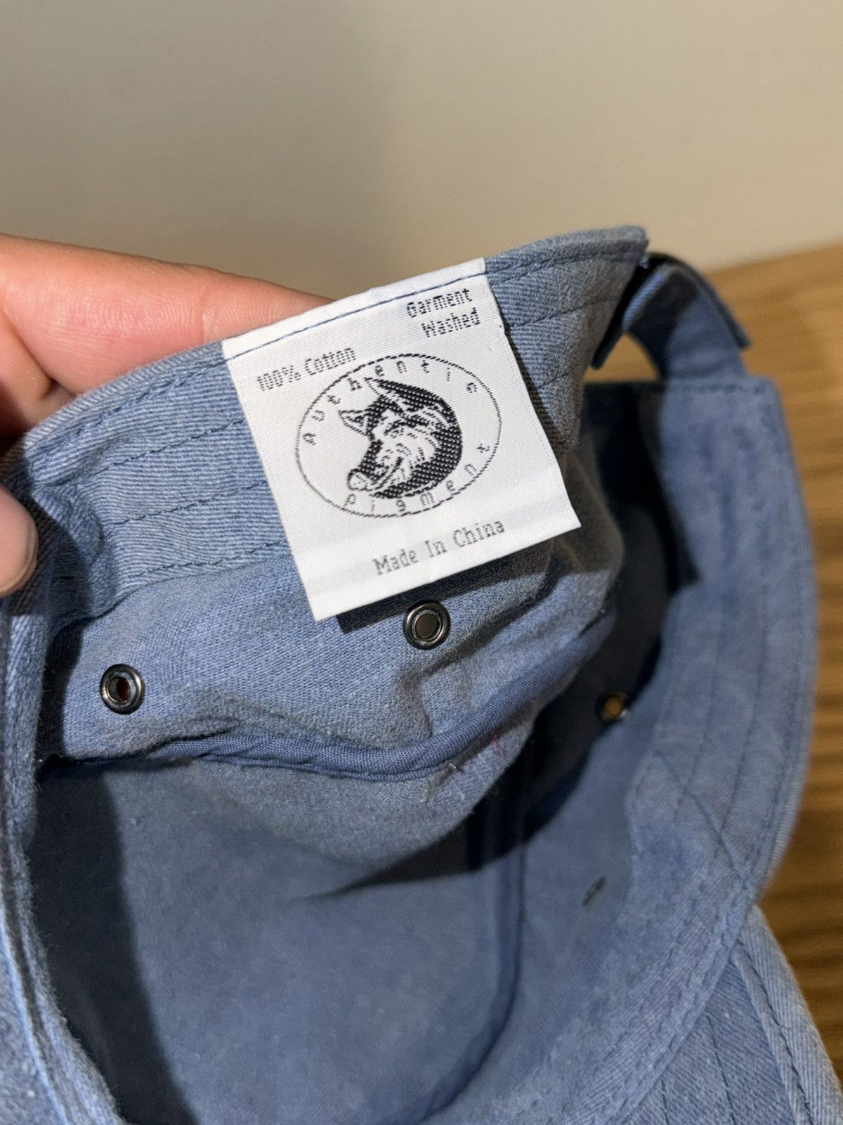 Other Vintage Jay Leno The Tonight Show Blue Denim Military Hat Size ONE SIZE - 6 Thumbnail