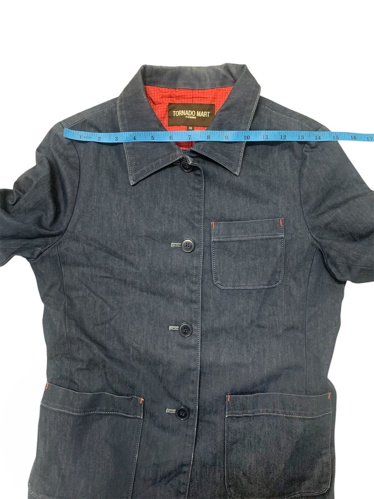 Tornado Mart Tornado mart denim jacket Size XS / US 0-2 / IT 36-38 - 8 Thumbnail