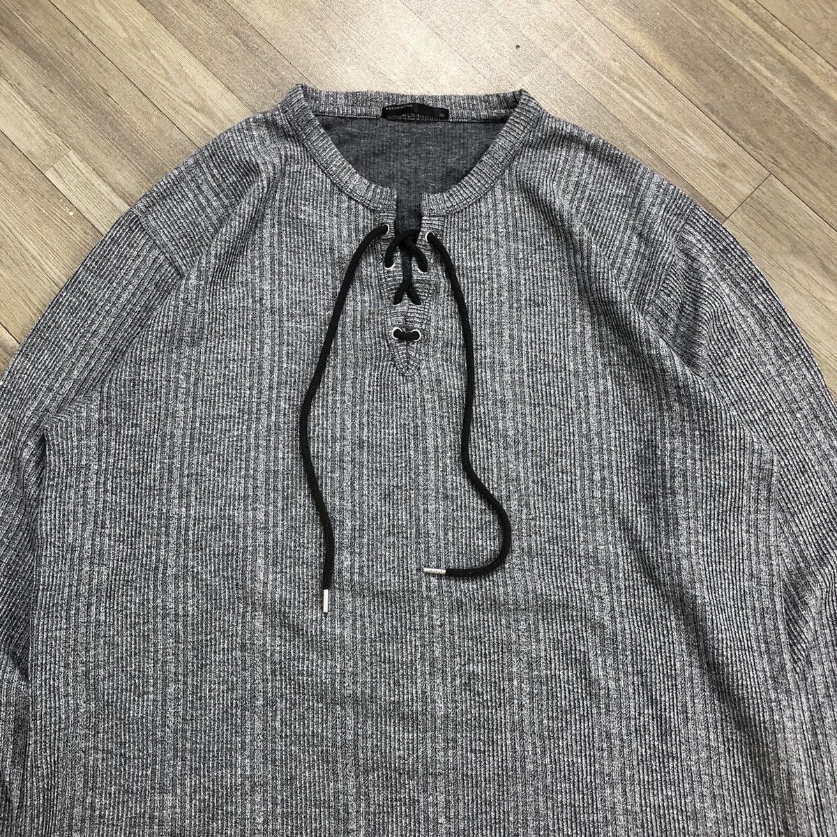 If Six Was Nine × Japanese Brand × Le Grande Bleu (L.G.B.) 2000s Velocette Double Layers Grunge Goa Lgb Long Sleeve Y2K Size US XL / EU 56 / 4 - 2 Thumbnail