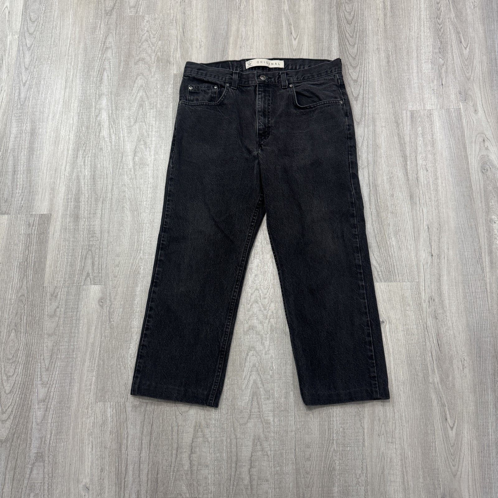 Arizona Jean Co. Arizona Jeans Mens Jeans 34x25 Black Original Straight Leg Size US 34 / EU 50 - 1 Thumbnail
