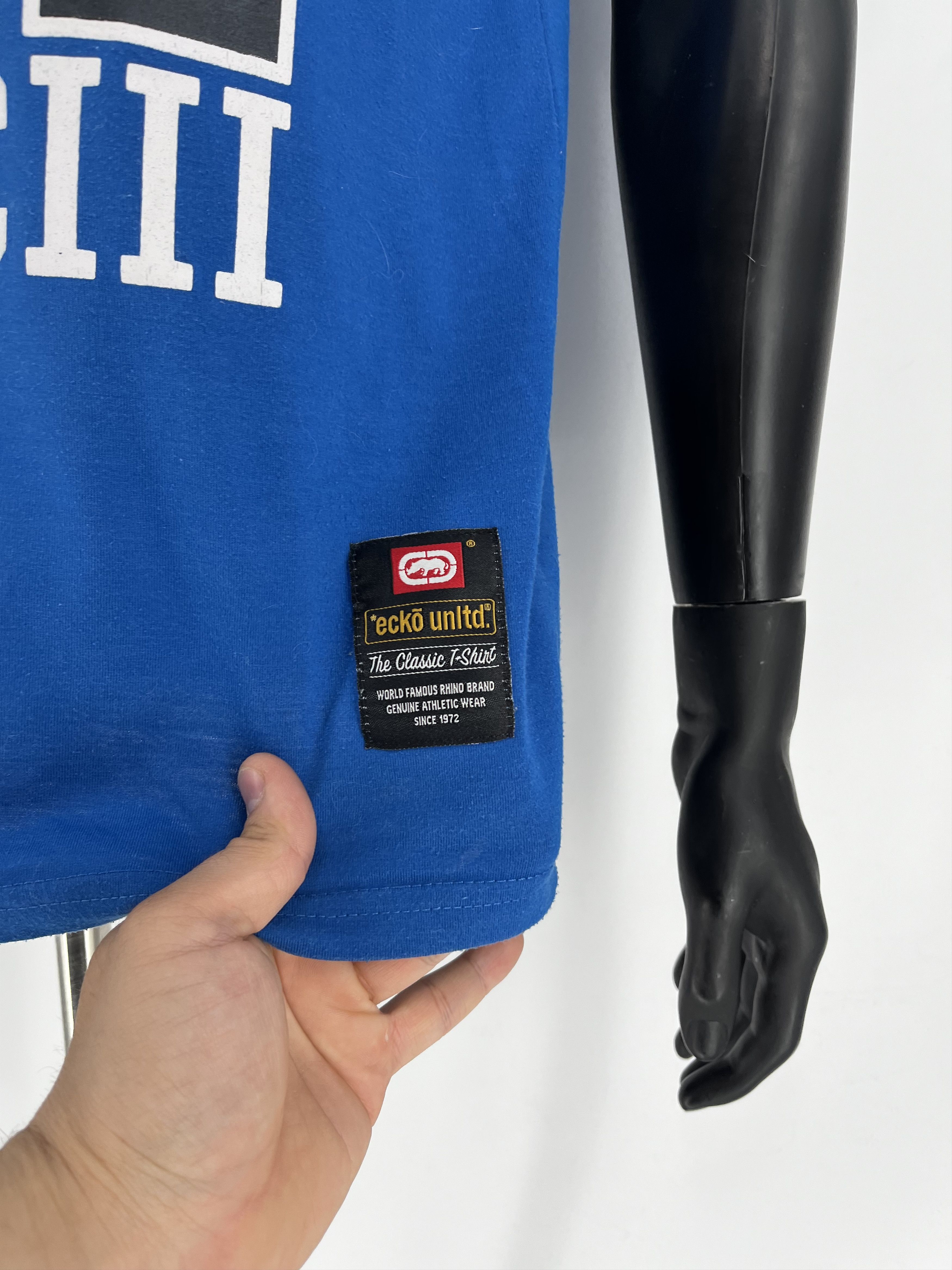 Ecko Unltd. × Vintage Vintage 2000s Y2K Ecko Unlimited Embroidered Graphic T Shirt Size US L / EU 52-54 / 3 - 8 Thumbnail
