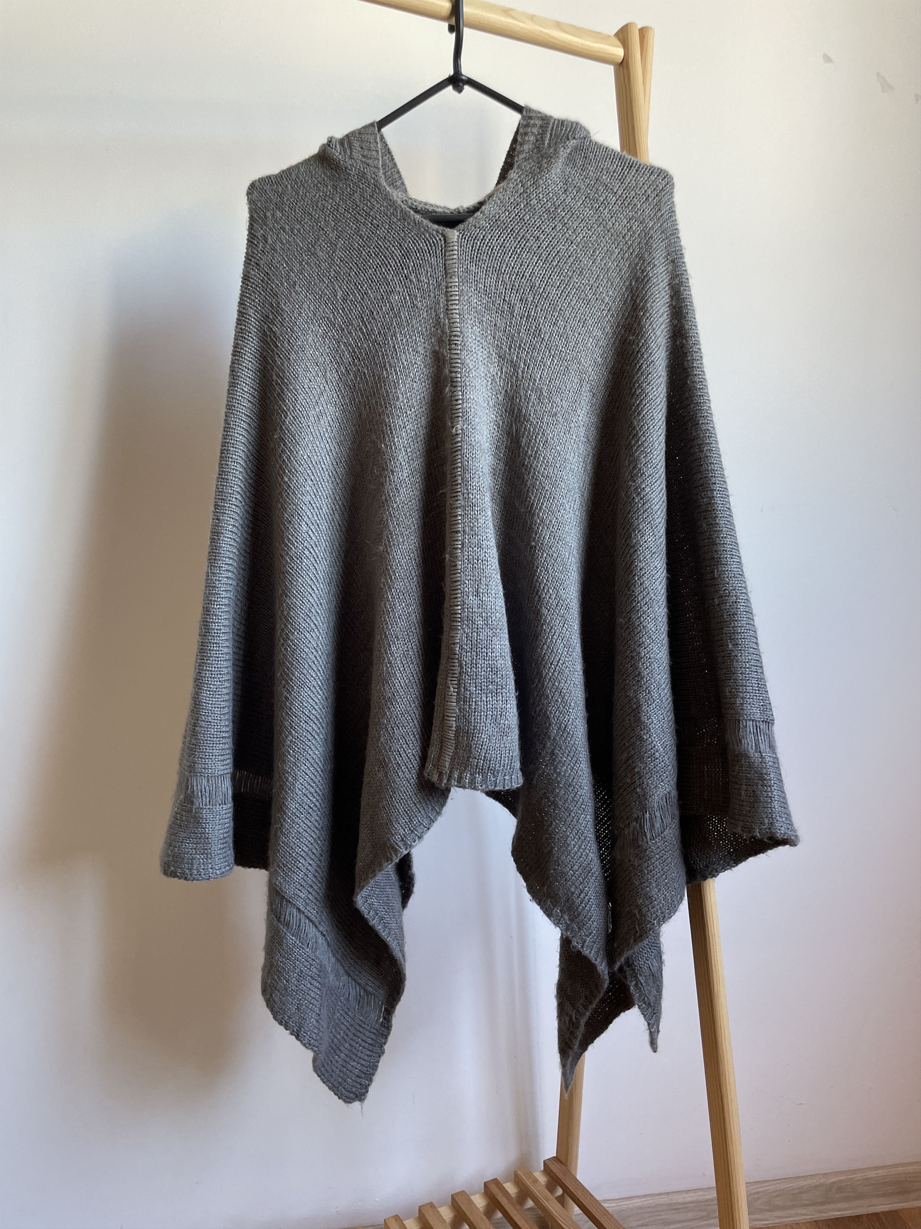 Other Monarc 1 Avant Garde Womens Handmade Mohair Draped Poncho Size ONE SIZE - 1 Thumbnail