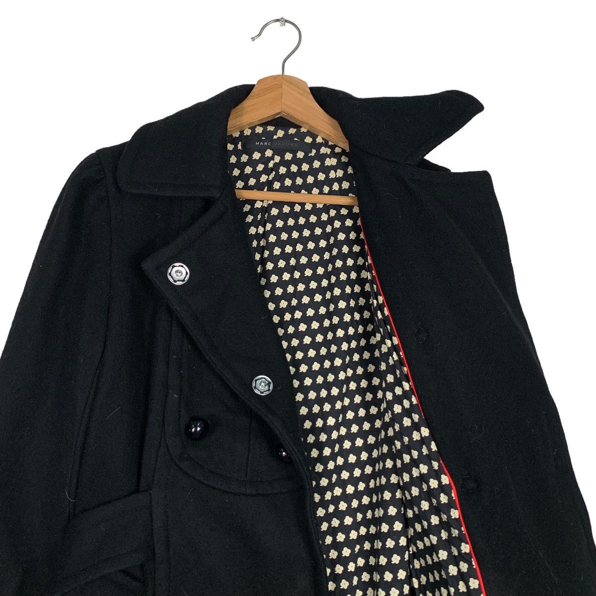 Marc Jacobs MARC JACOBS Double Breasted Wool Coat #0223-C10 Size S / US 4 / IT 40 - 11 Thumbnail