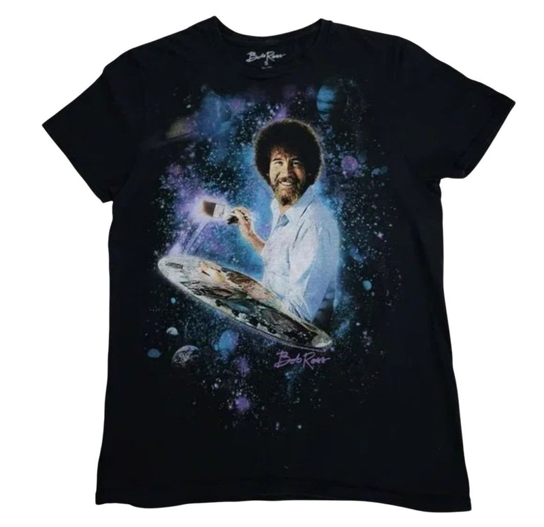 Vintage Vintage Bob Ross Magic Space Galaxy T-Shirt Size US S / EU 44-46 / 1 - 4 Thumbnail