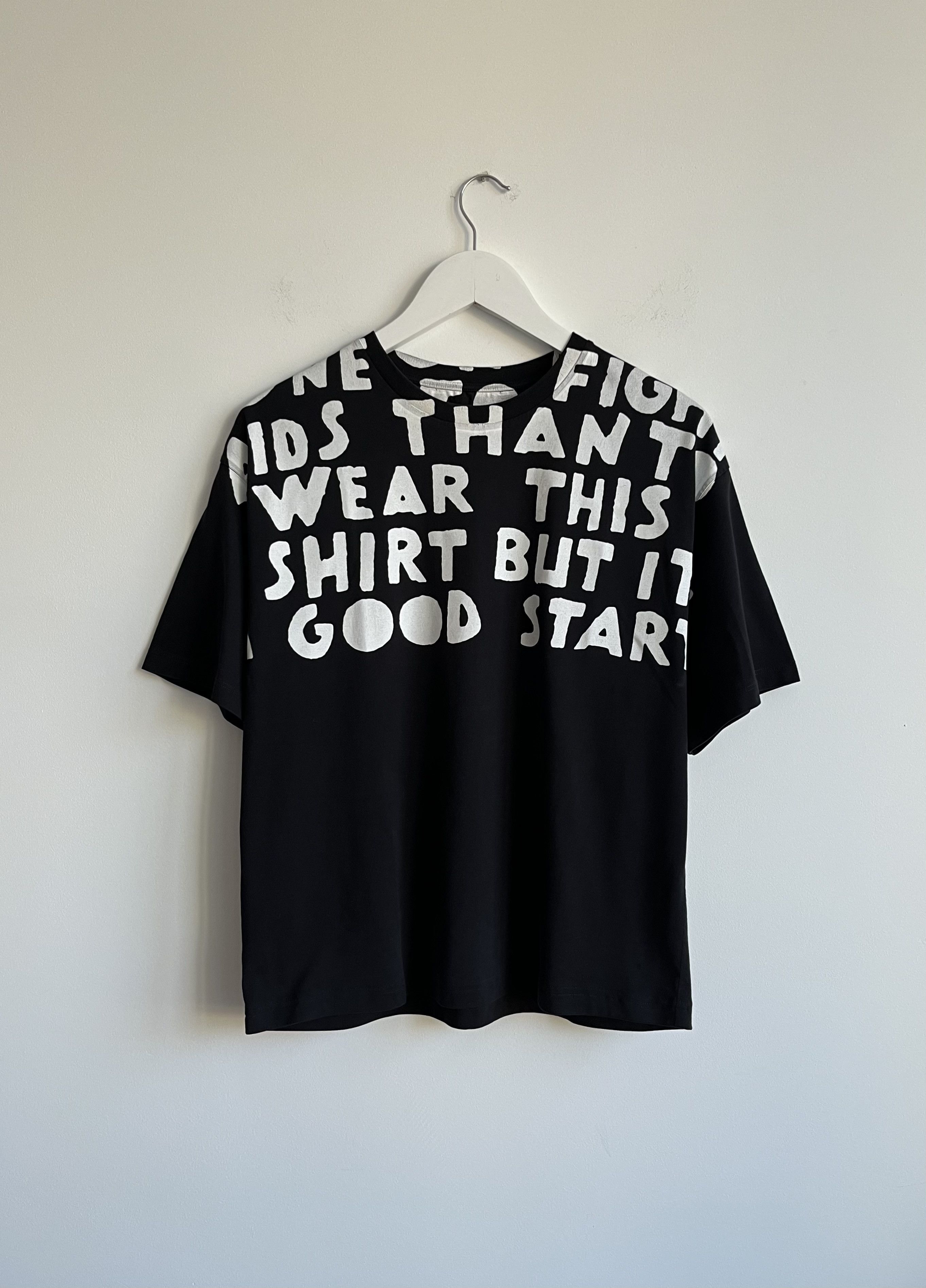 Maison Margiela Maison Margiela Aids Round Neck Pattern Line One Tee Size S / US 4 / IT 40 - 1 Thumbnail