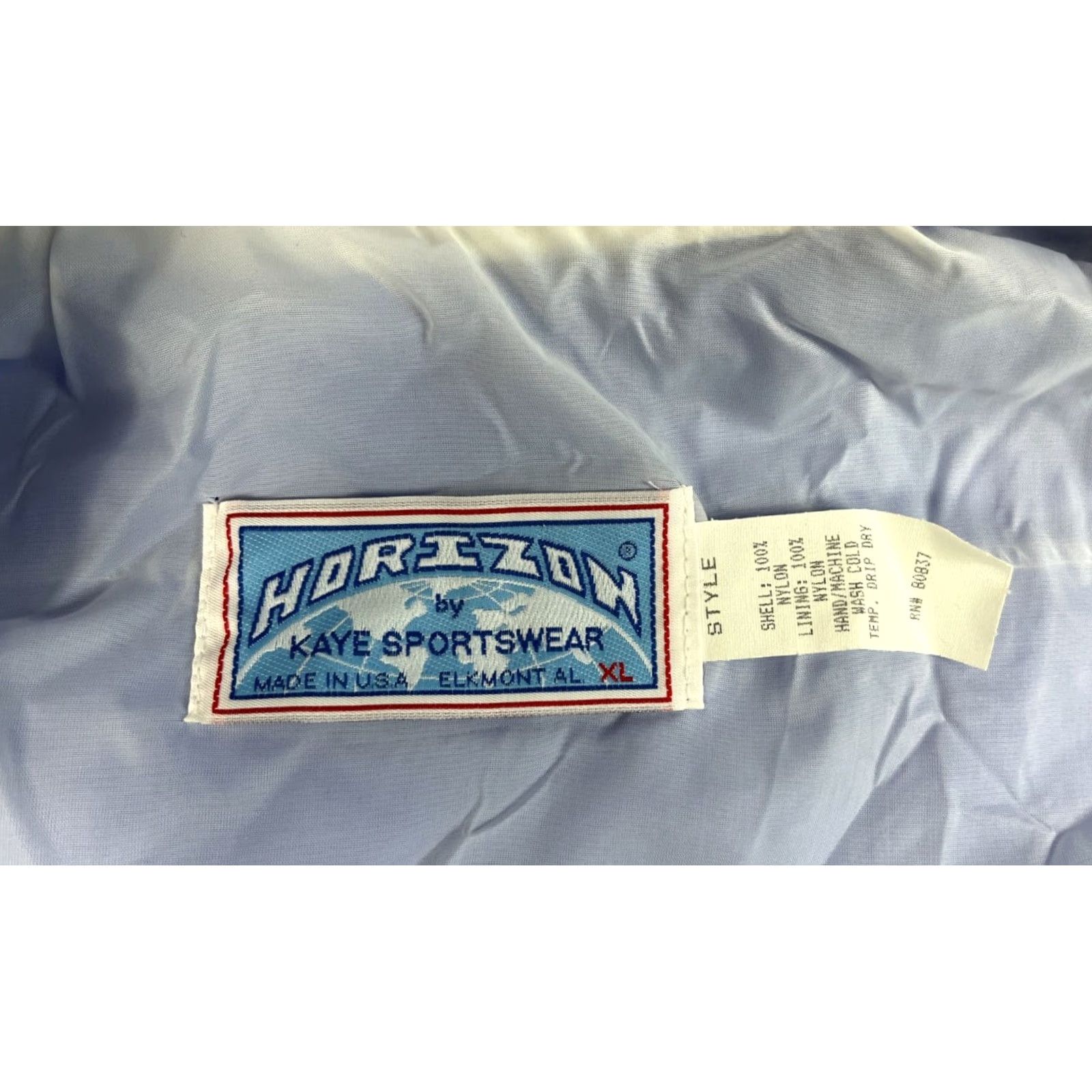 Vintage VINTAGE Horizon by Kaye Sportswear Dallas Cowboys Windbreaker Jacket XL Blue and Gray Mens Windshell Zip Full Zip USA 80s 90s Don’t add text Size US XL / EU 56 / 4 - 7 Thumbnail