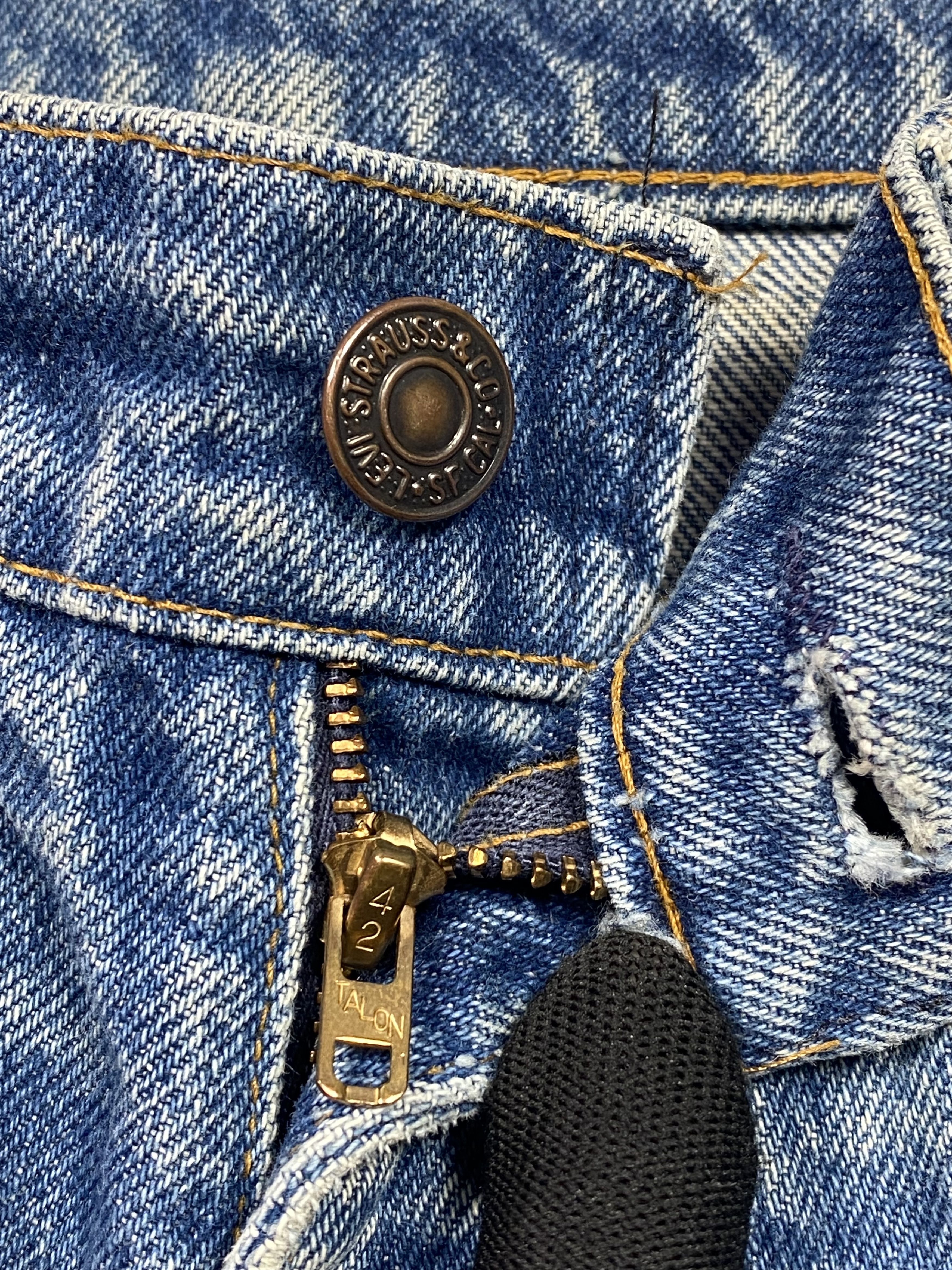 RARE🔥Levis 646 Bell Bottom Flare Orange Tab #12 Talon 42