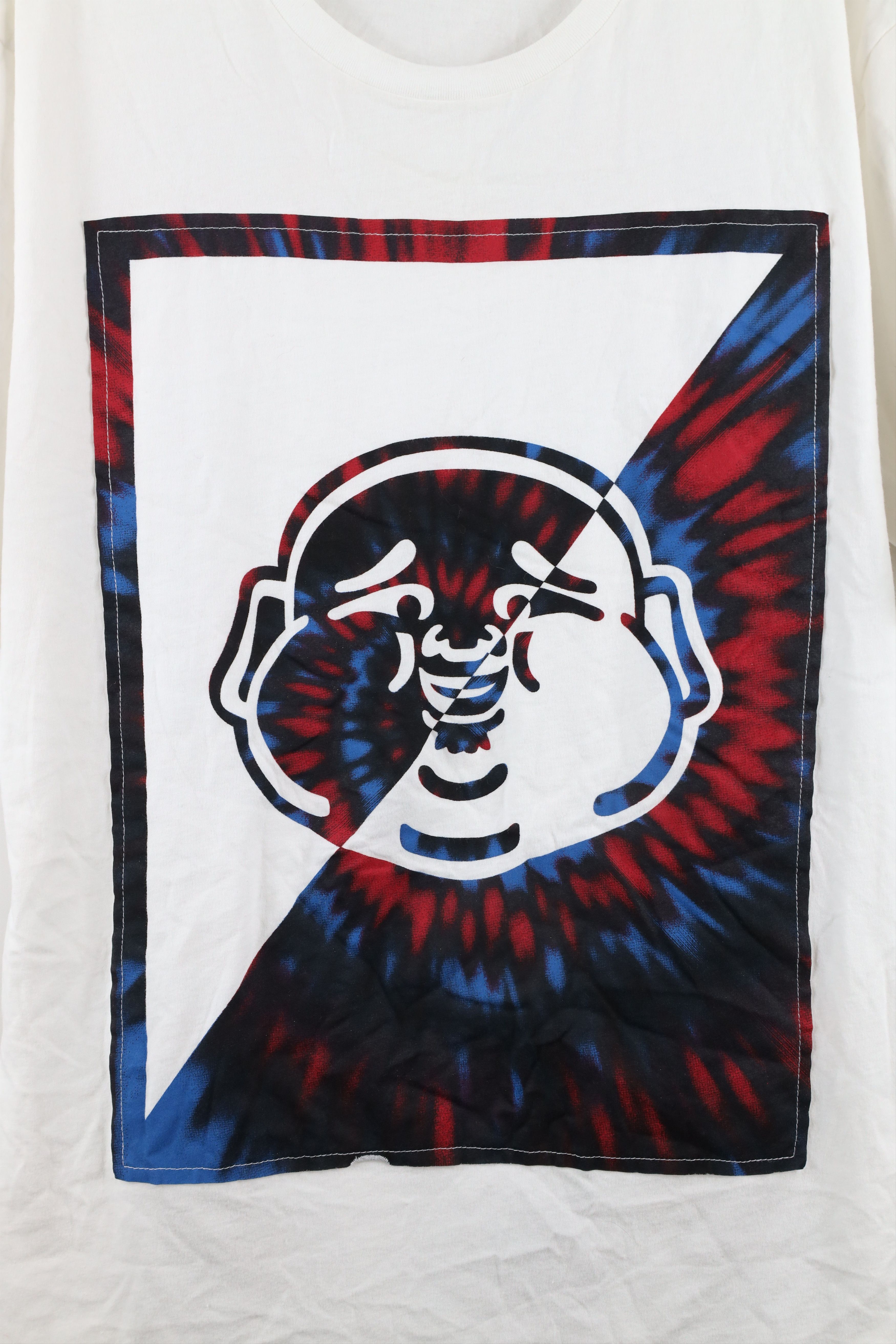 True Religion × Vintage True Religion Yin Yang Box Logo Buddha Short Sleeve T-Shirt Size US XL / EU 56 / 4 - 4 Thumbnail
