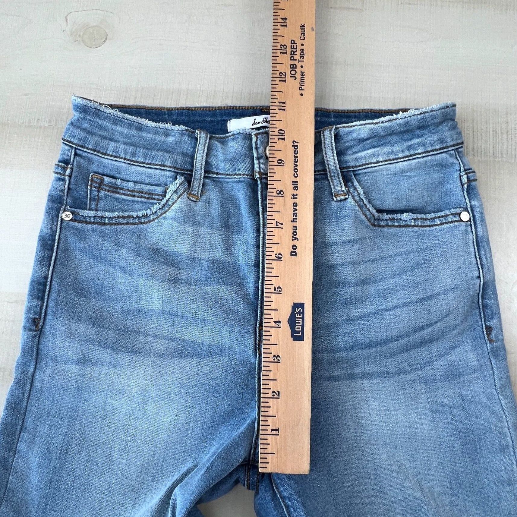 Sam Edelman Sam Edelman Womens High Rise Skinny Ankle Jeans 27 Light Blue Denim Stretch Size 27" / US 4 / IT 40 - 6 Thumbnail
