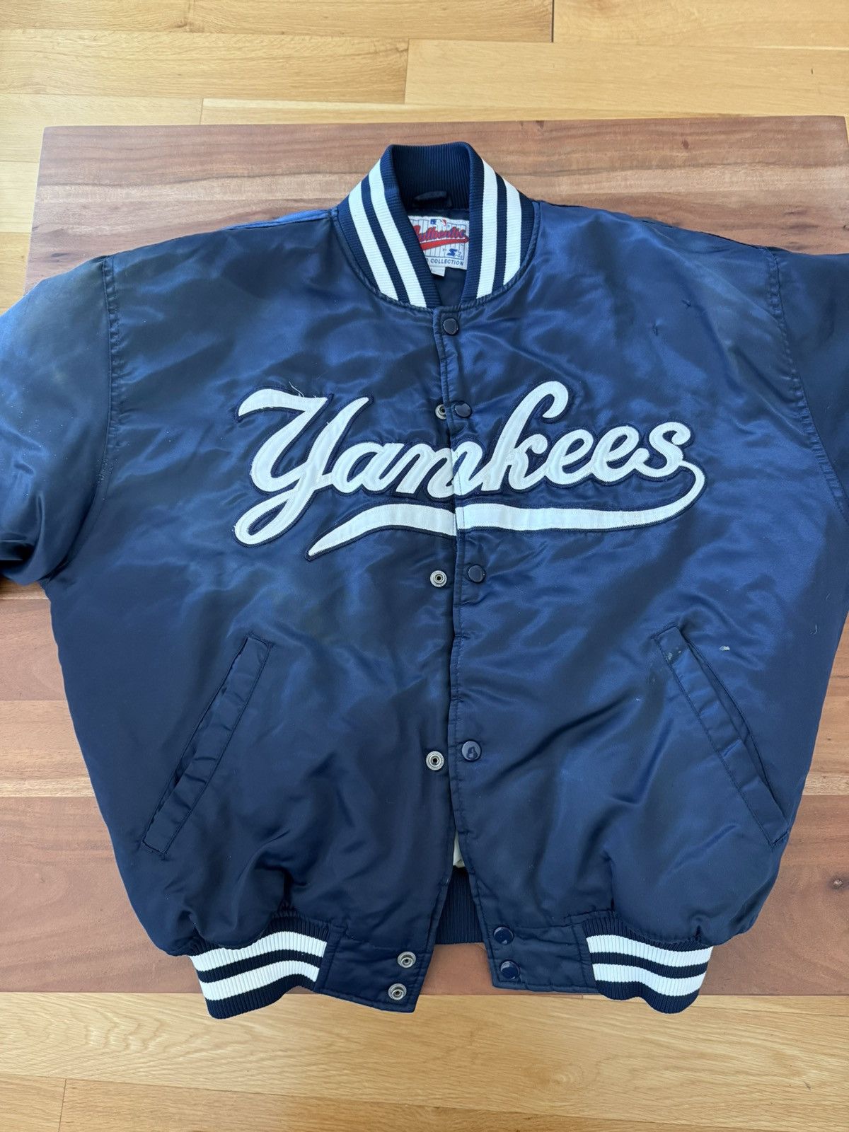 Starter YANKEES STARTER VARSITY JACKET (L) Size US L / EU 52-54 / 3 - 1 Thumbnail