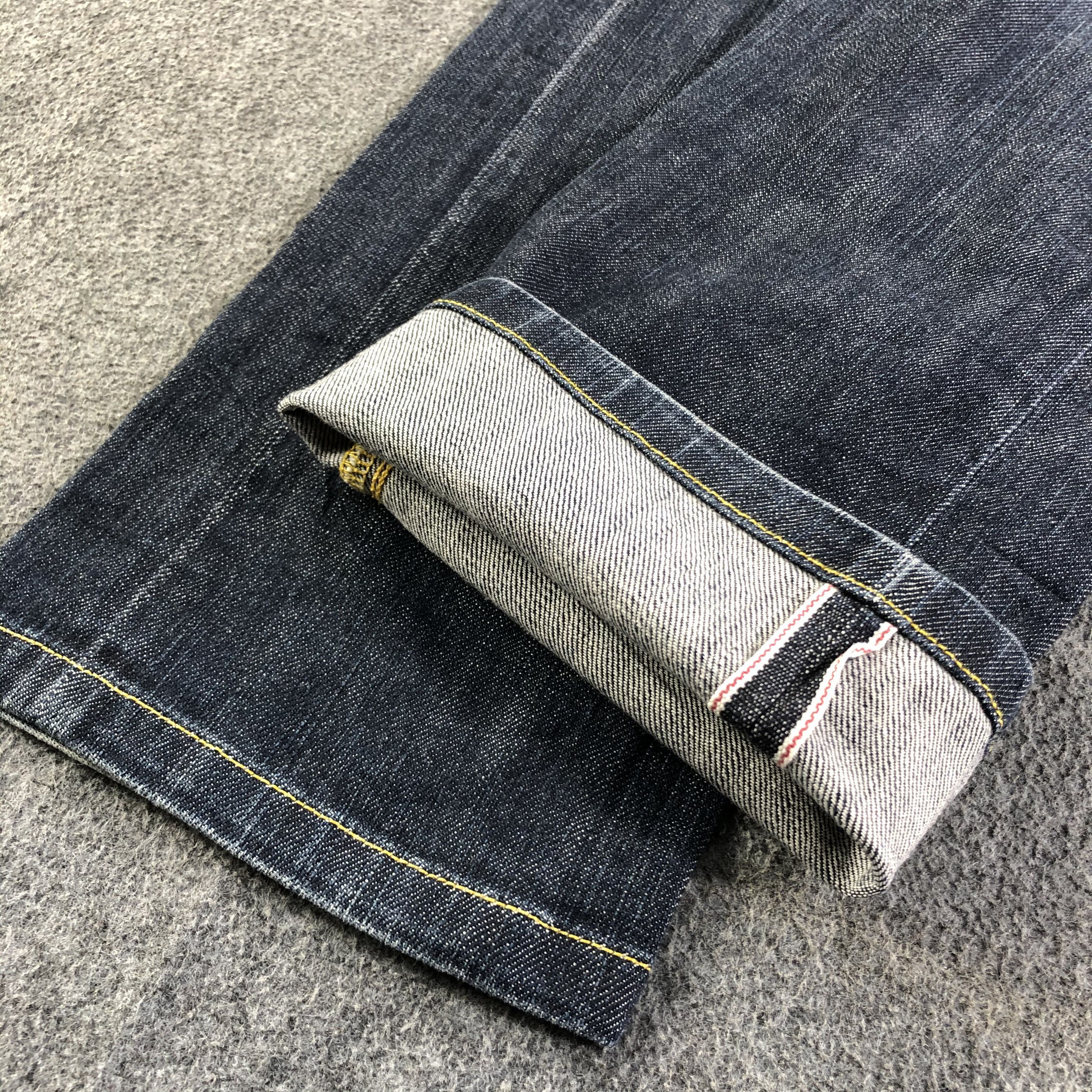 Vintage Vintage Blue Wash Back Number Selvedge Jeans-J2980 Size US 32 / EU 48 - 6 Thumbnail