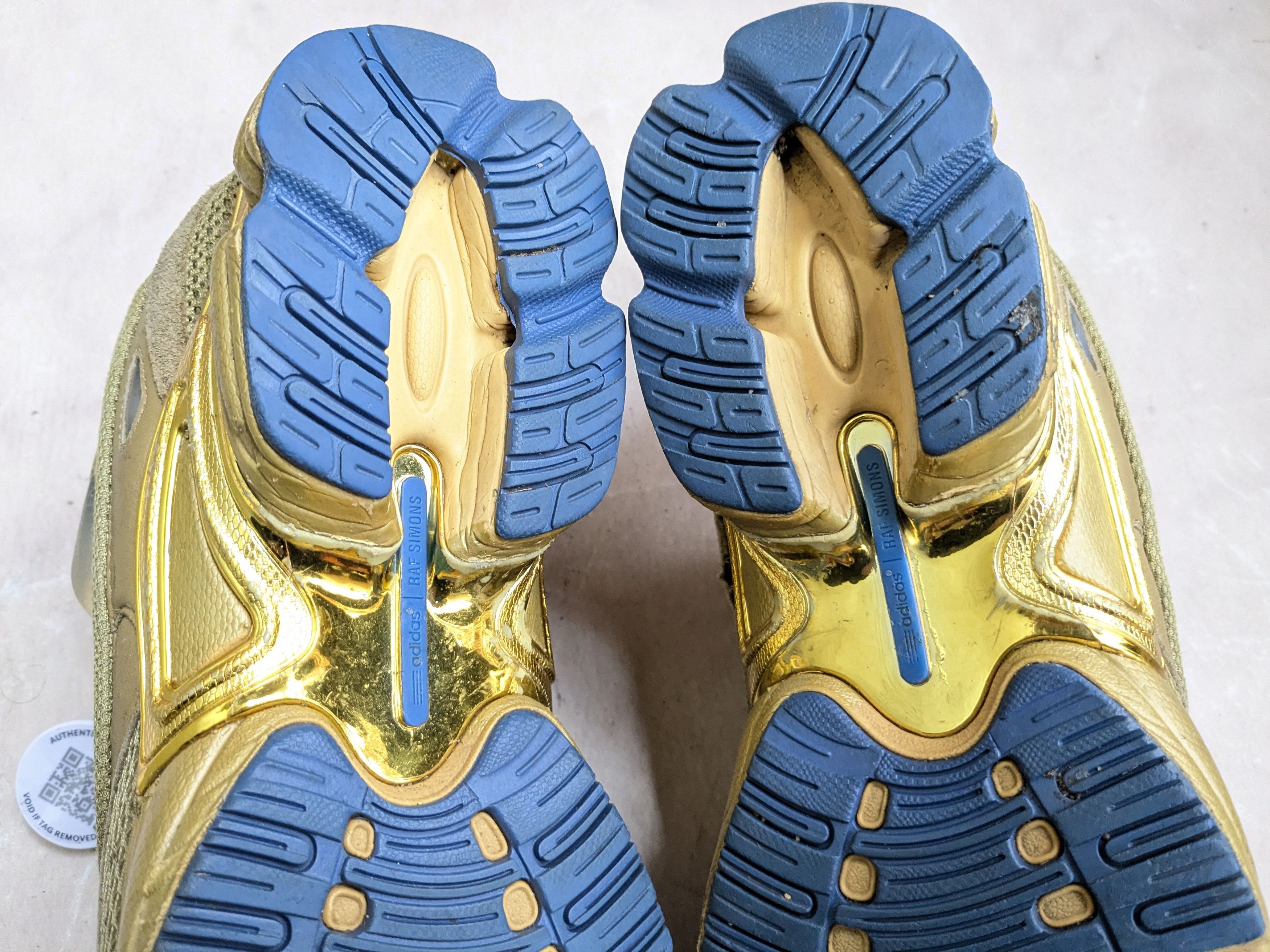 Adidas × Raf Simons Adidas Raf Simons Ozweego 2 Gold 11 Sneakers Size US 11 / EU 44 - 16 Thumbnail
