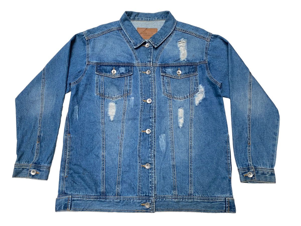 Vintage Vintage Japanese Brand Page Boy Denim Jacket 2000s Size US L / EU 52-54 / 3 - 3 Thumbnail