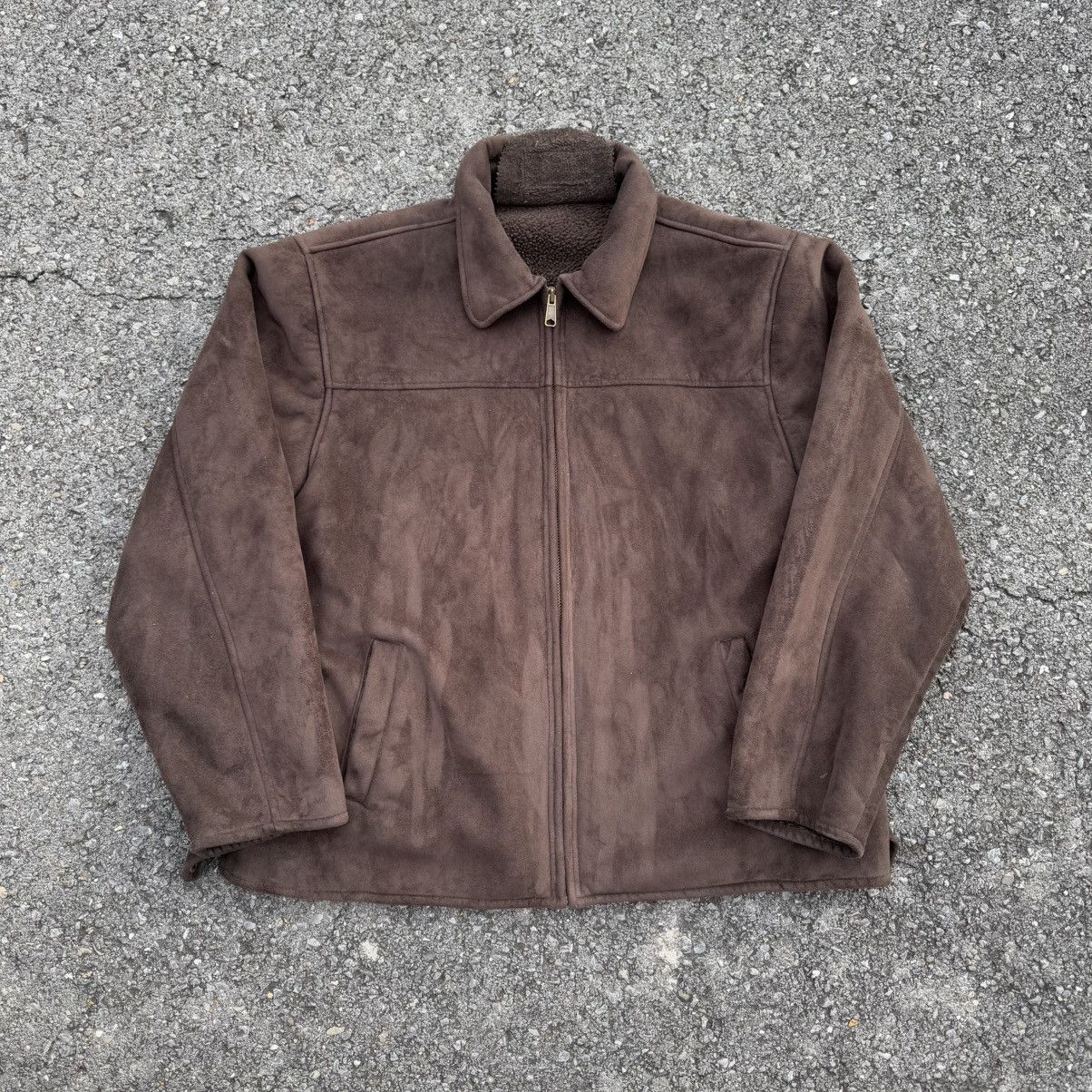 Streetwear × Vintage vintage brown suede jacket | Grailed