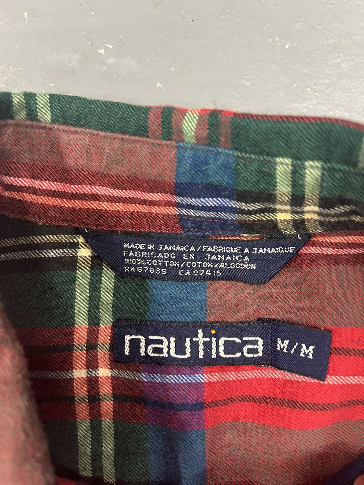 Flannel × Nautica × Vintage Crazy Vintage Essential Nautica Button Up Flannel Shirt Y2K Size US L / EU 52-54 / 3 - 2 Thumbnail