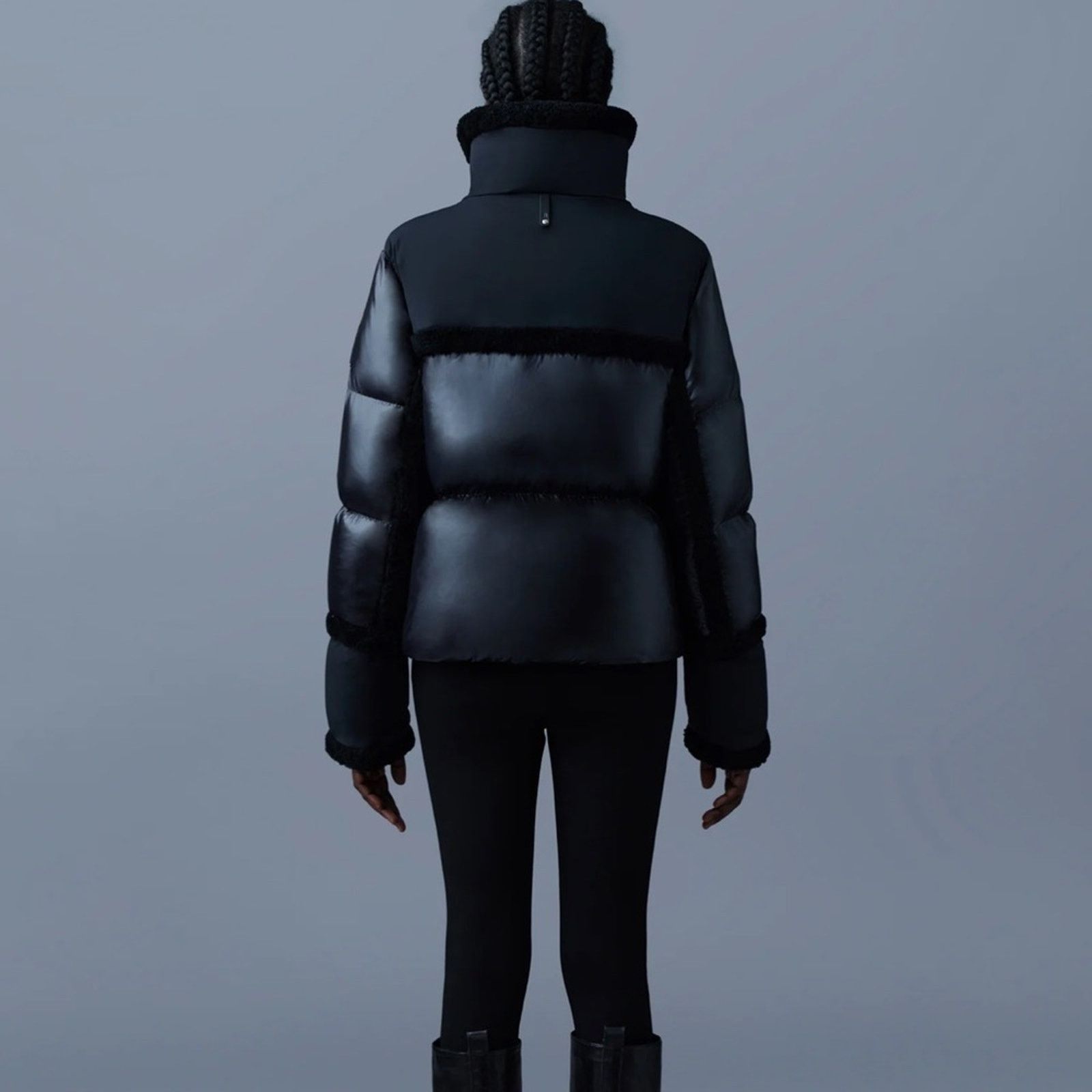 Mackage Mackage MIYA lustrous light down jacket with shearling trim Size M / US 6-8 / IT 42-44 - 13 Thumbnail