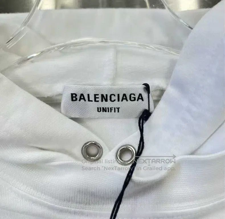 Balenciaga Balenciaga White and pink jelly letter logo faux two-piece Size US XXS / EU 40 - 3 Thumbnail