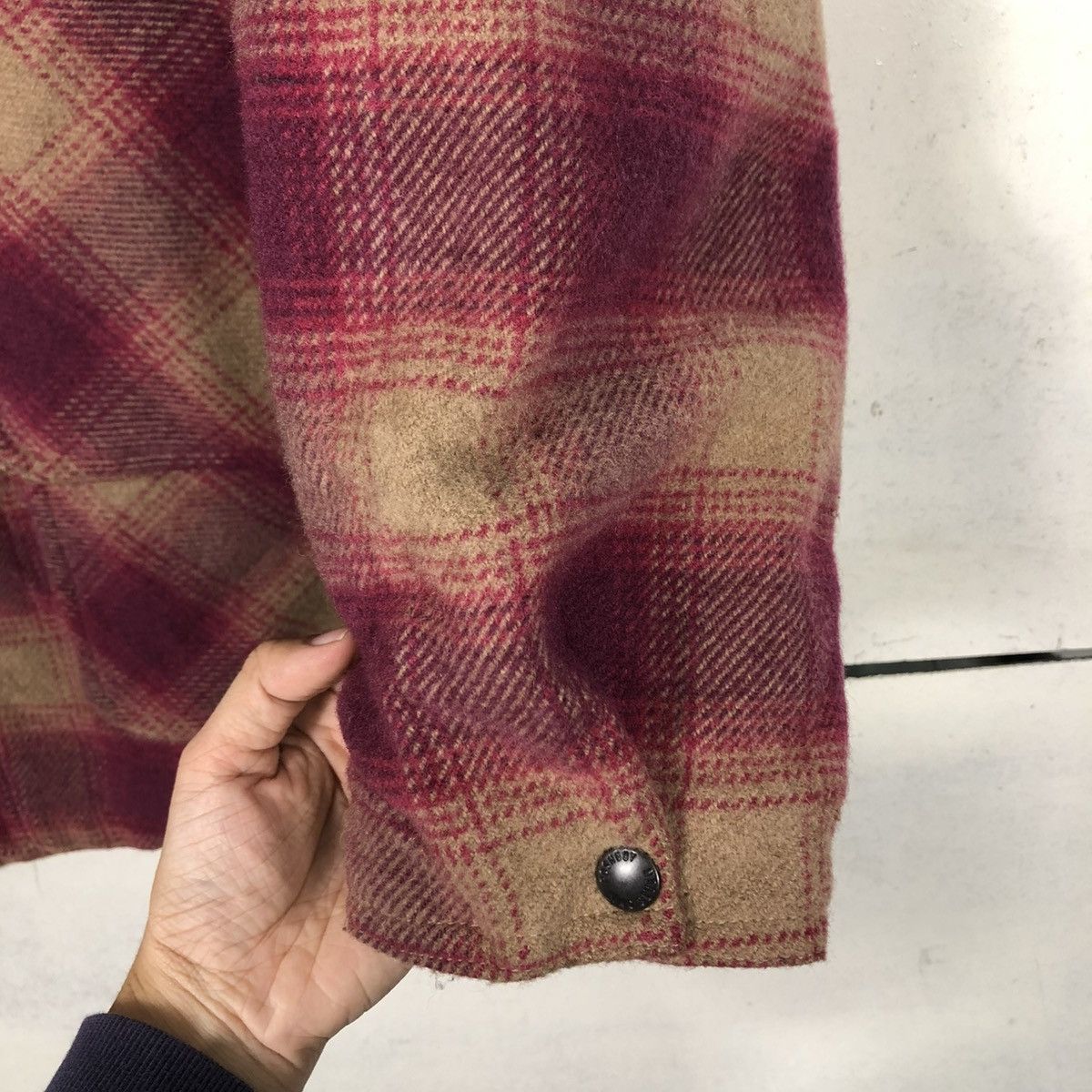 Hysteric Glamour 🔥VINTAGE CHORE WOOL WORKER JACKET POSHBOY BIG LOGO TARTAN Size US L / EU 52-54 / 3 - 17 Thumbnail