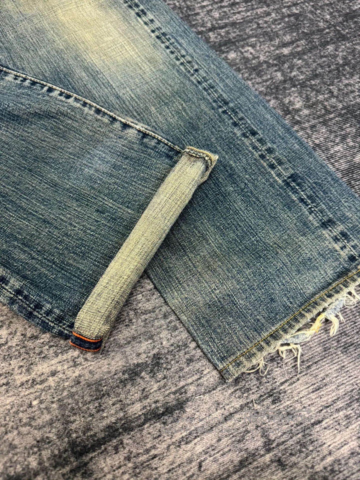 Vintage Vintage Omnigod Japanese Washed Selvedge Jeans. Size US 31 - 4 Thumbnail