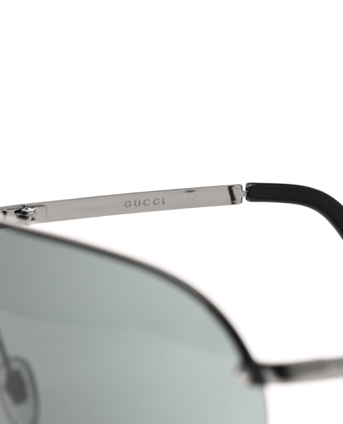 Gucci × Tom Ford × Vintage Gucci Sunglasses GG1853 Aviator Shield Sport Bike Vintage Size ONE SIZE - 5 Thumbnail