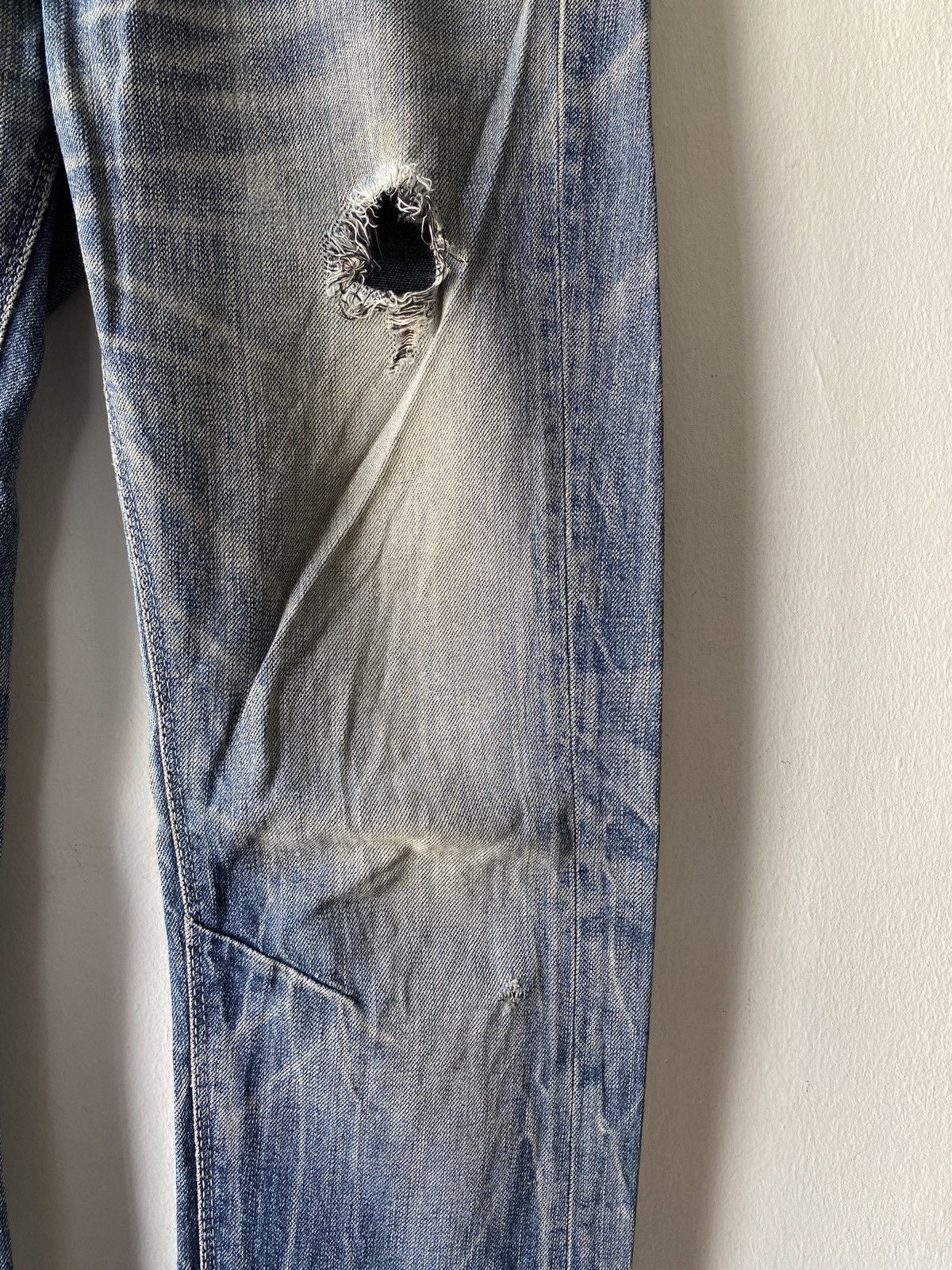 GOSTAR DE FUGA × Japanese Brand Japanese Vintage Gostar De Fuga Lighting Washed Denim Size US 31 - 7 Thumbnail