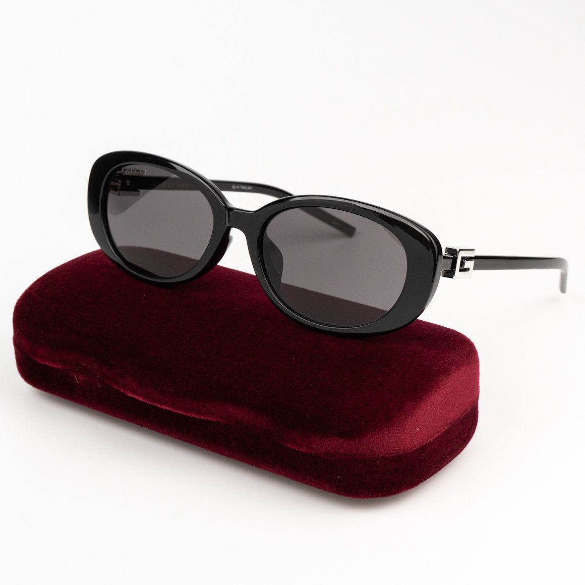 Gucci NEW Gucci GG1684SA 001 Unisex Oval Sunglasses GG 1684SA Size ONE SIZE - 2 Thumbnail