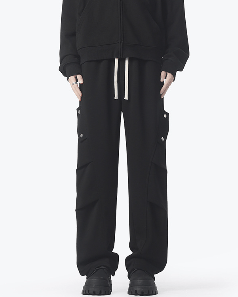 High street American loose versatile casual cargo trousers