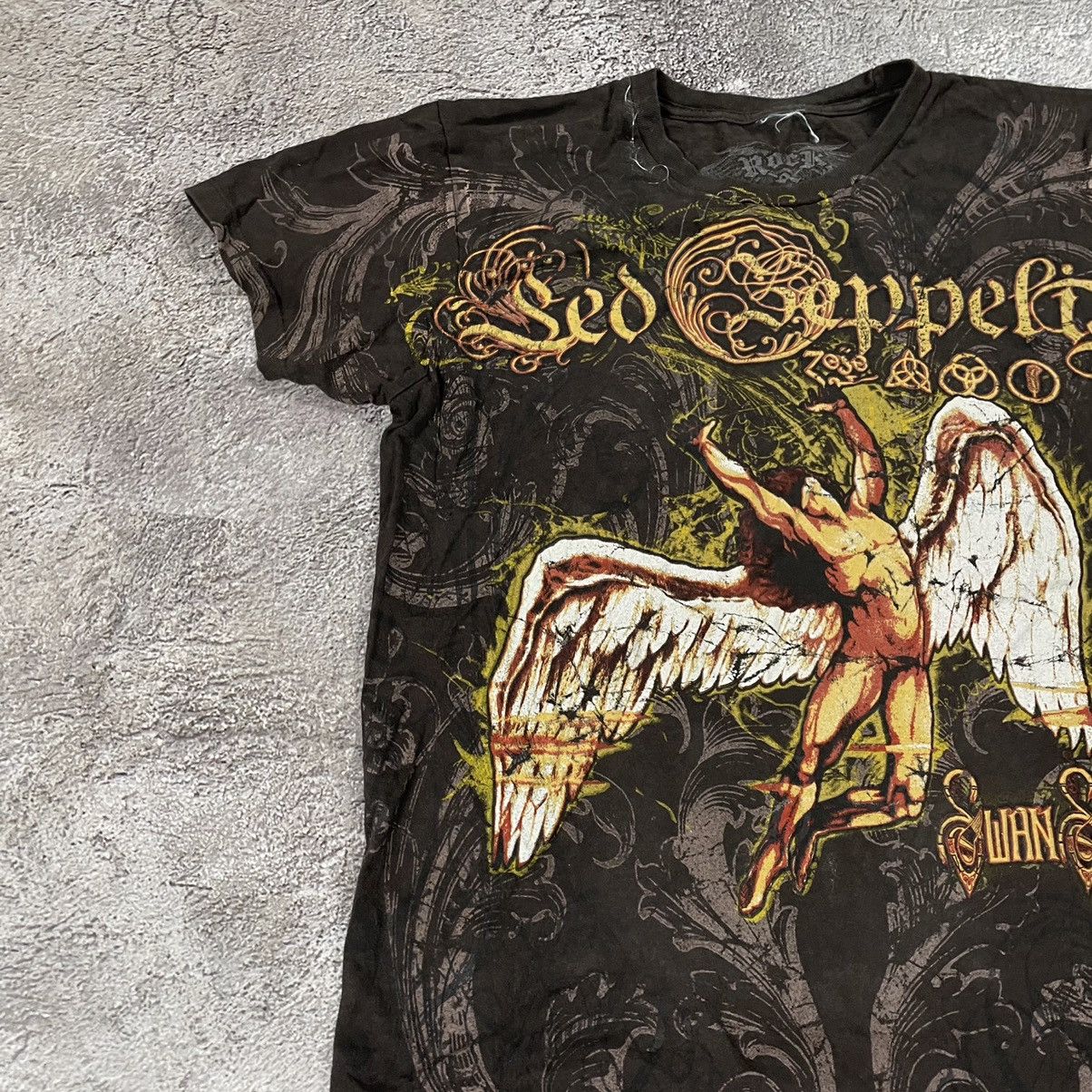 Vintage Vintage 90s Graphic Tee Faded Black Angel Wings Grunge S Size US S / EU 44-46 / 1 - 3 Thumbnail
