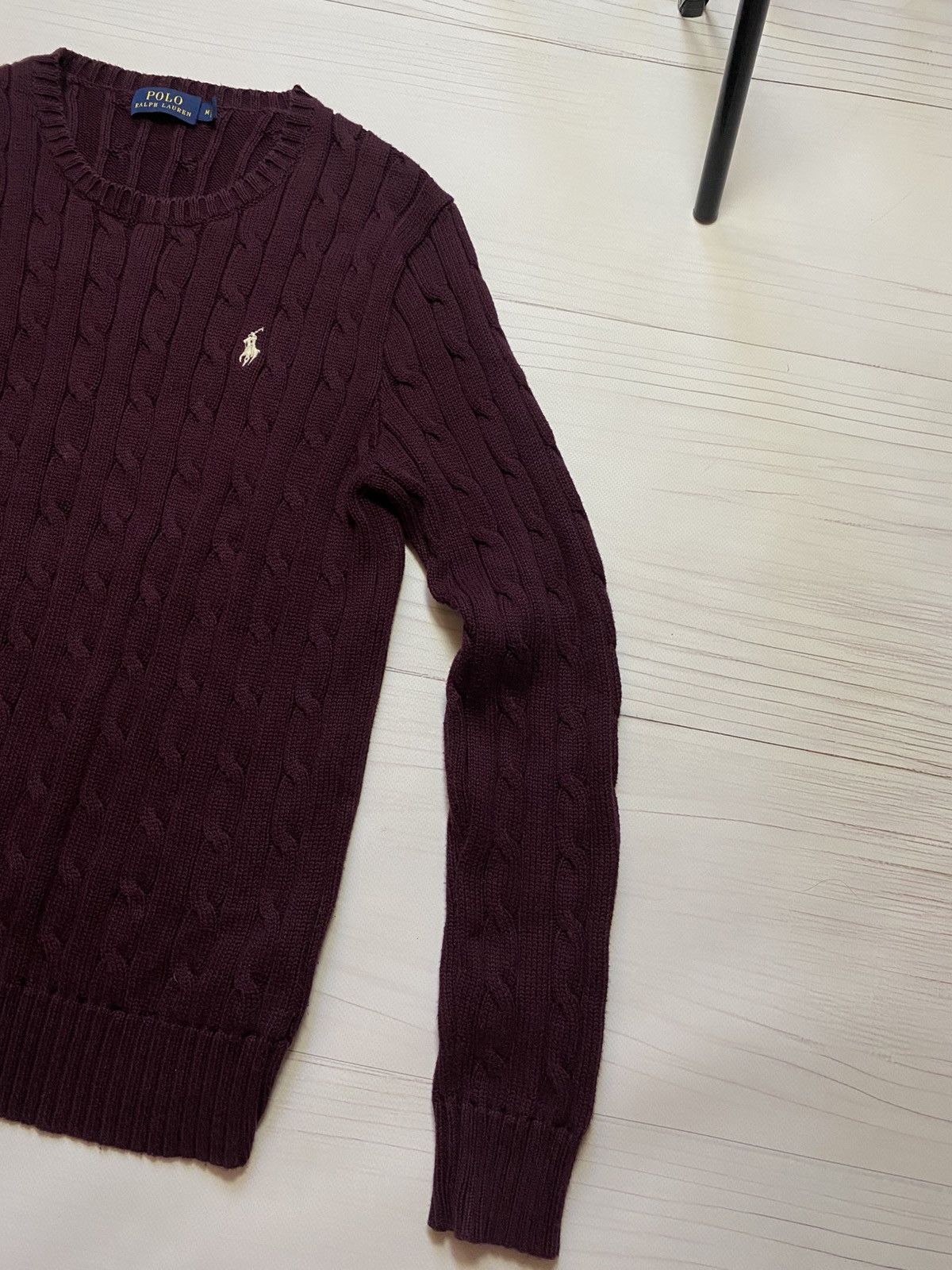 Polo Ralph Lauren Polo Ralph Lauren cable knit crew neck y2k sweater Size M / US 6-8 / IT 42-44 - 4 Thumbnail