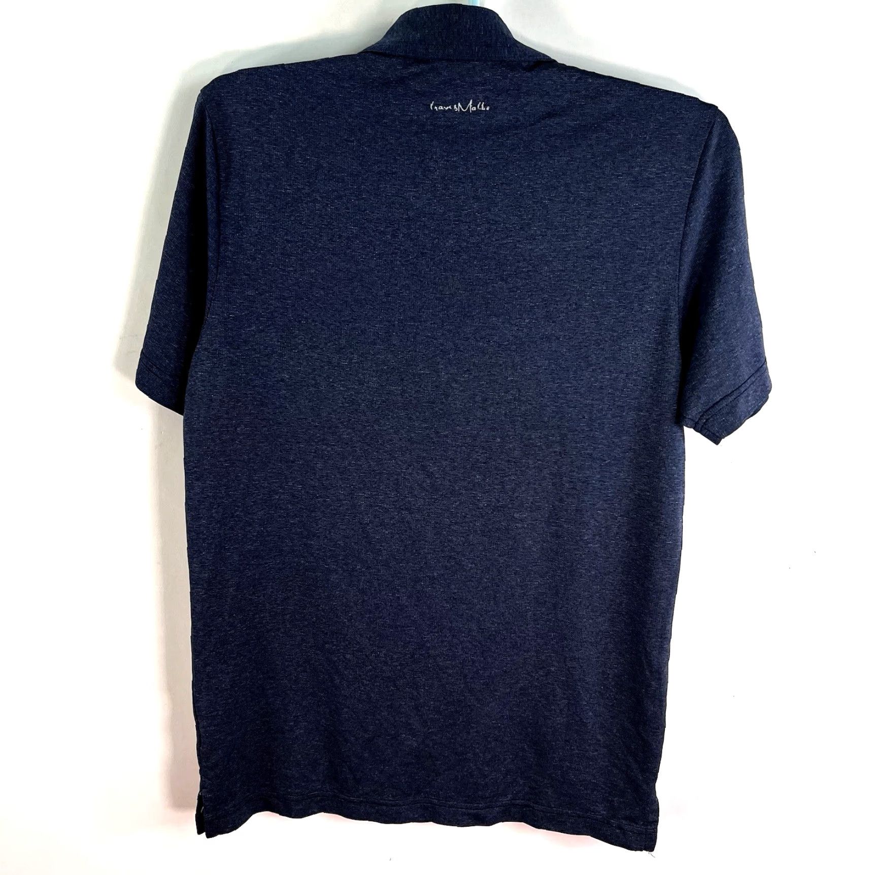 TravisMathew Travis Mathew Polo Shirt Mens Short Sleeve Slate Blue S Adult Regular Polo Blue 38in Chest Golf Beach Casual Activewear Size US S / EU 44-46 / 1 - 5 Thumbnail