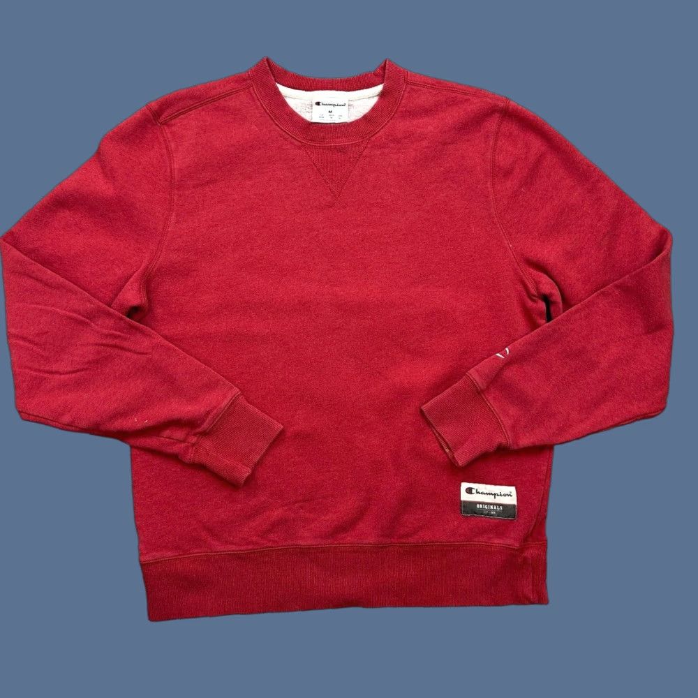 Champion Champion Originals Sweatshirt Mens Red Fleece Pullover Crewneck M Sweatshirt Mens Red Fleece Pullover Crewneck Size US M / EU 48-50 / 2 - 1 Thumbnail