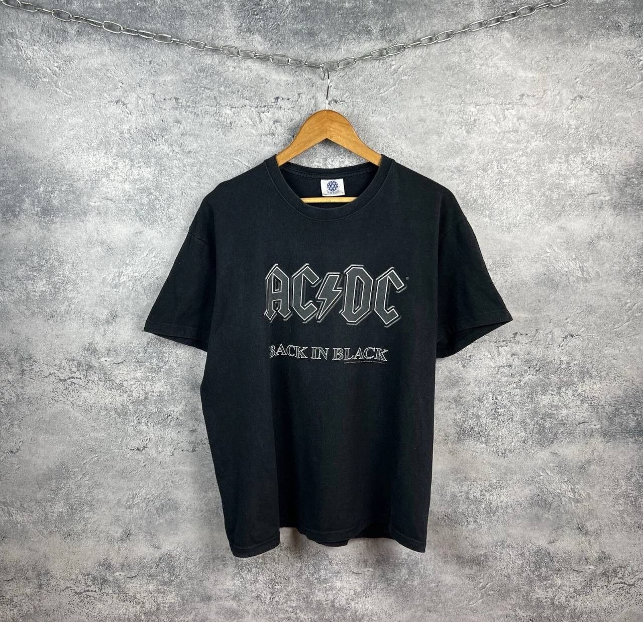 Metallica ACDC Back In Black 2004 Vintage Tee Men's Size L Size US L / EU 52-54 / 3 - 1 Thumbnail