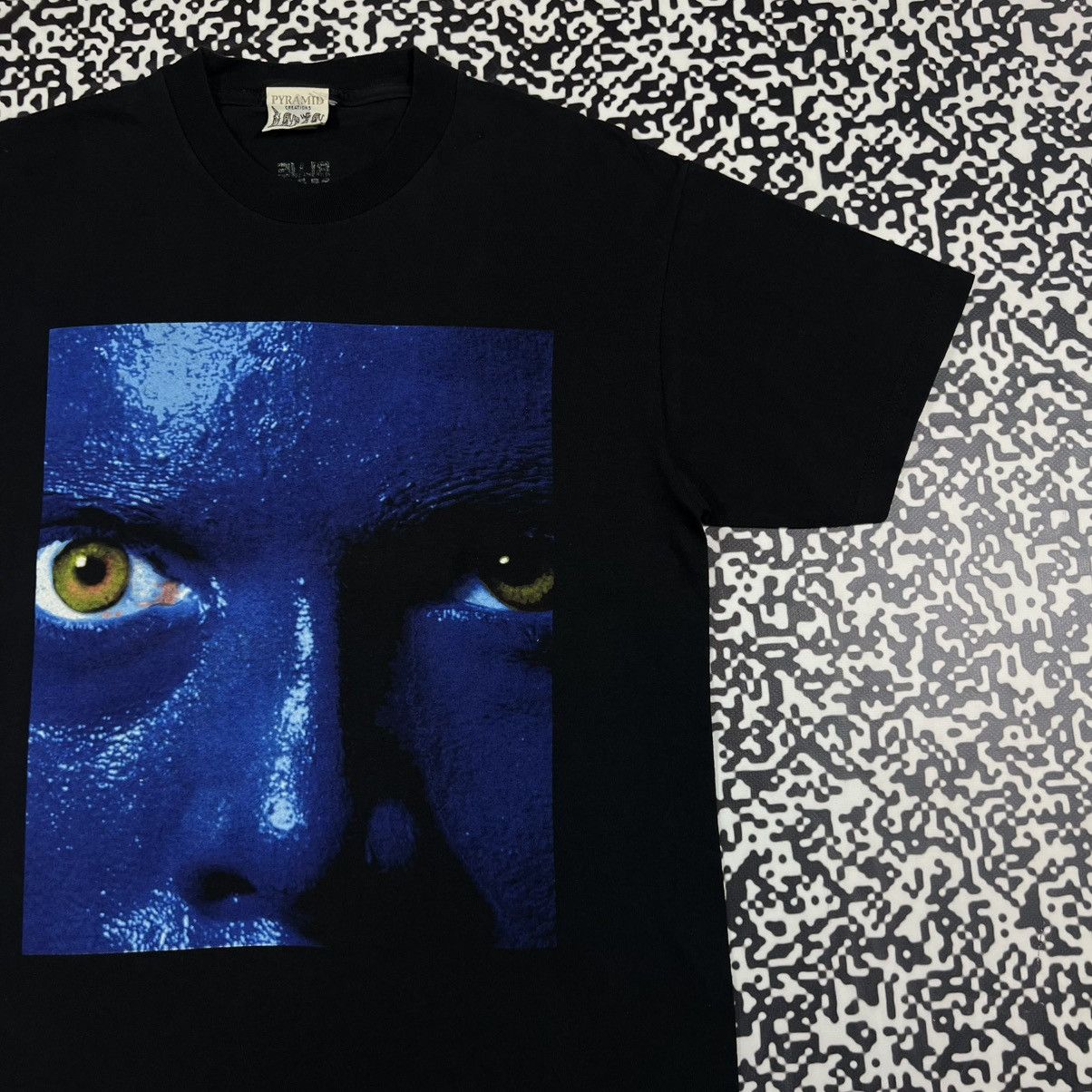 Band Tees Vintage 90s Blue Man Group Band Style Face Logo T-shirt Size US M / EU 48-50 / 2 - 6 Thumbnail